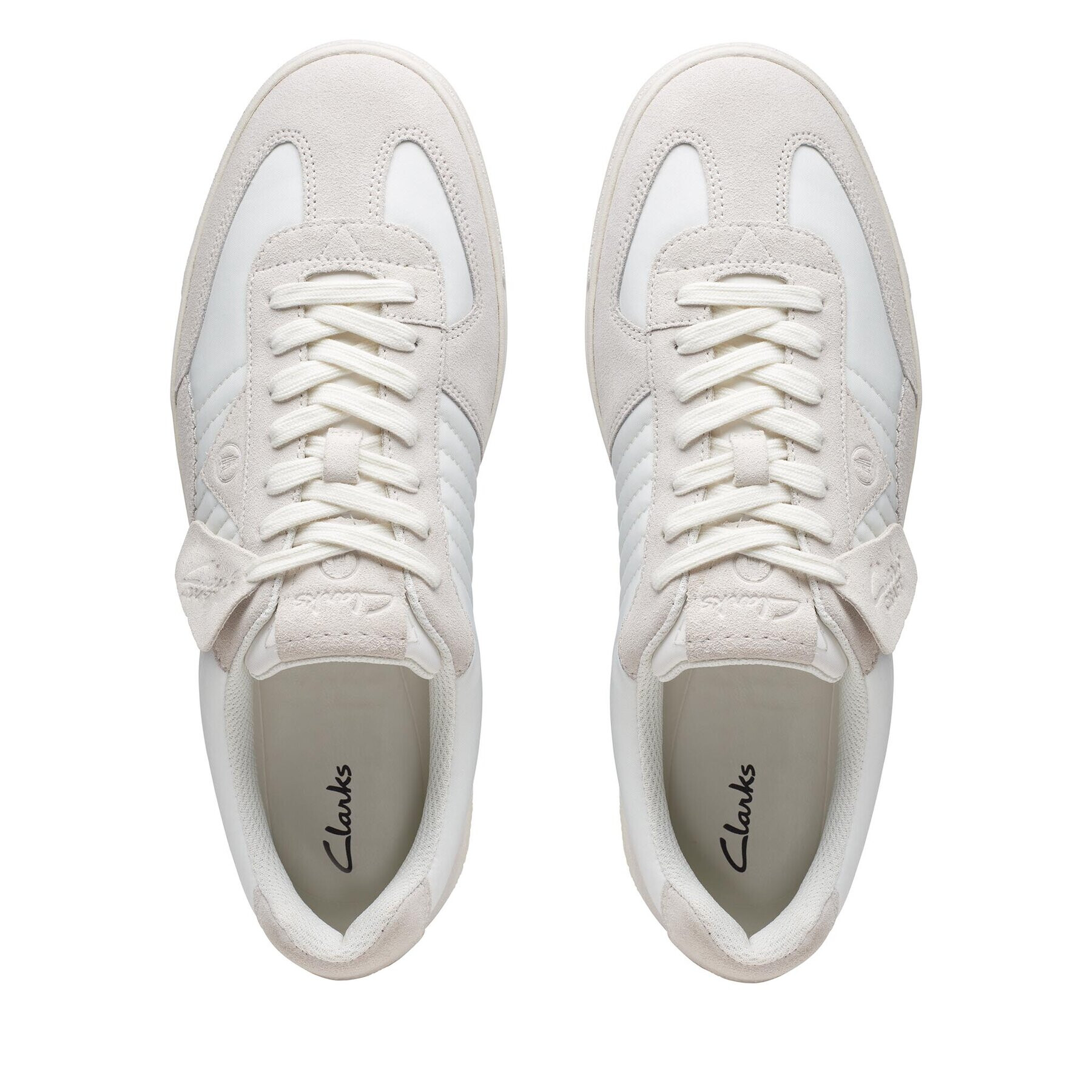 Clarks Обувки CraftRally Ace Бял - Pepit.bg
