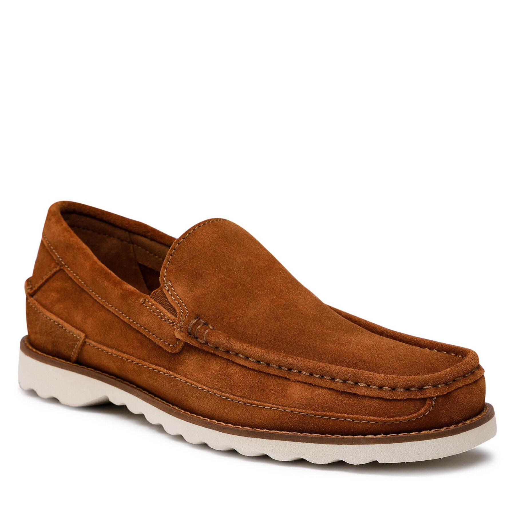 Clarks Обувки Dureligh Edge Кафяв - Pepit.bg