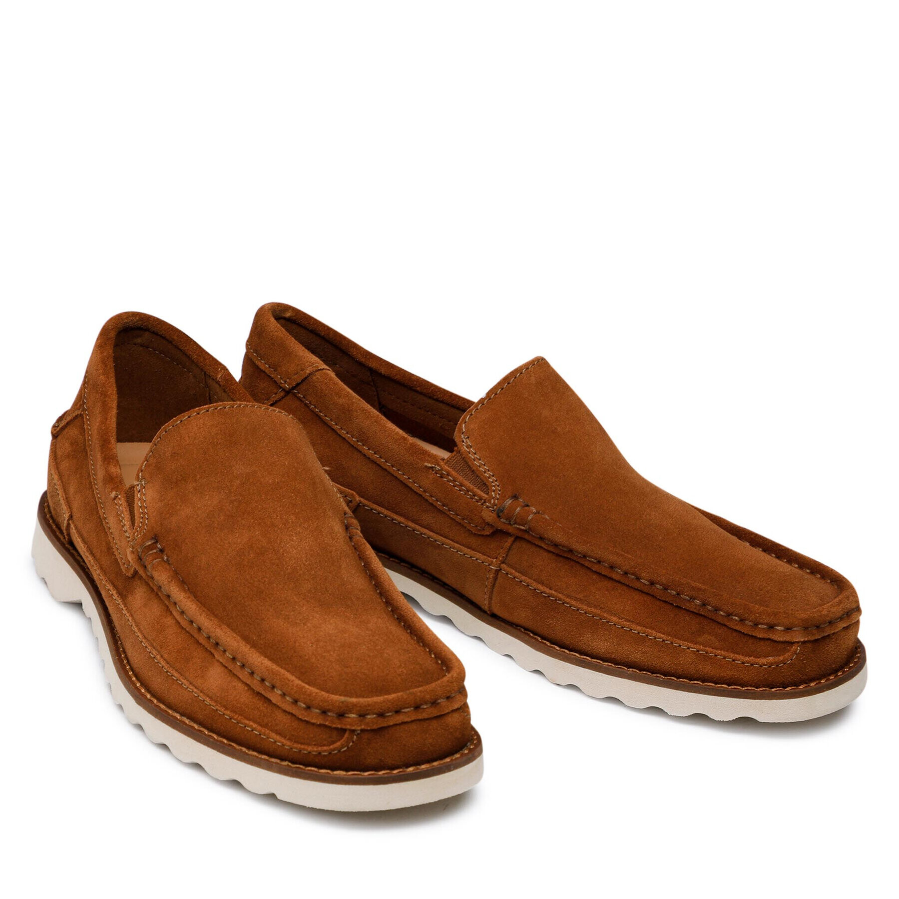 Clarks Обувки Dureligh Edge Кафяв - Pepit.bg