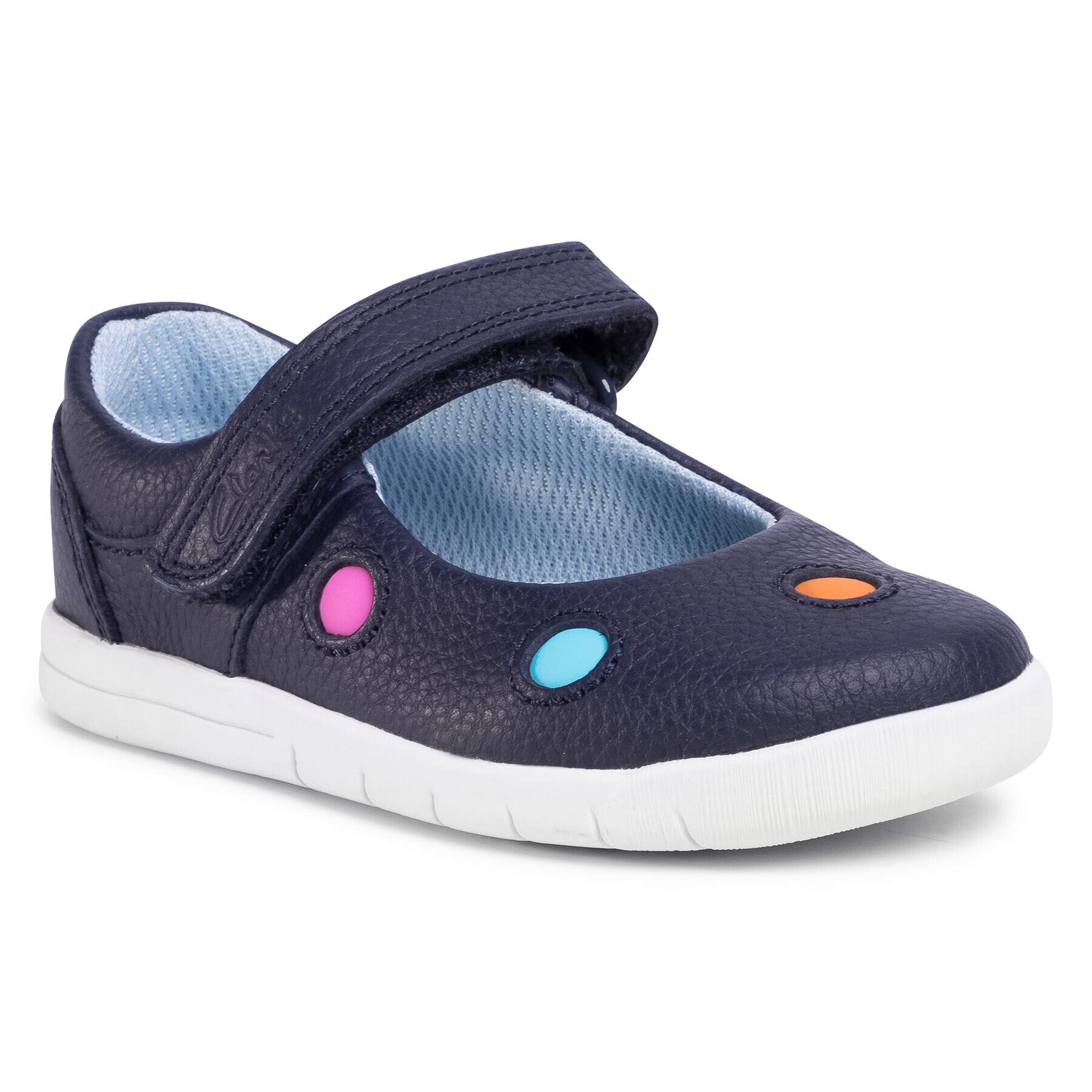 Clarks Обувки Emery Dot T 261505126 Тъмносин - Pepit.bg
