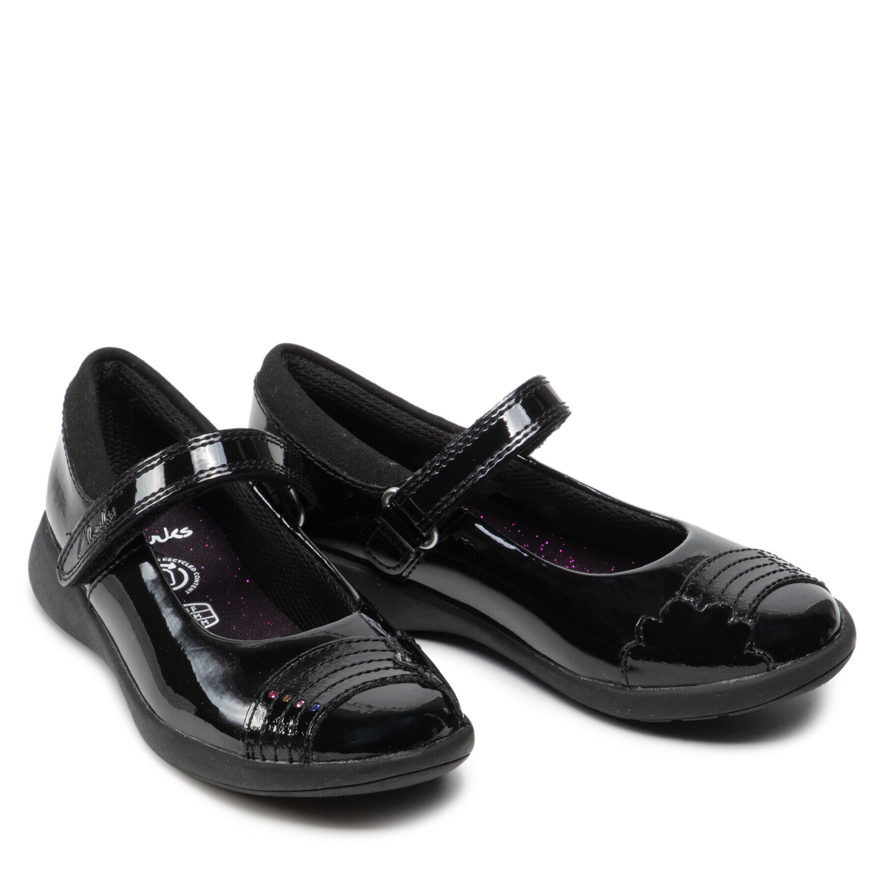 Clarks Обувки Etch Beam K 261611756 Черен - Pepit.bg