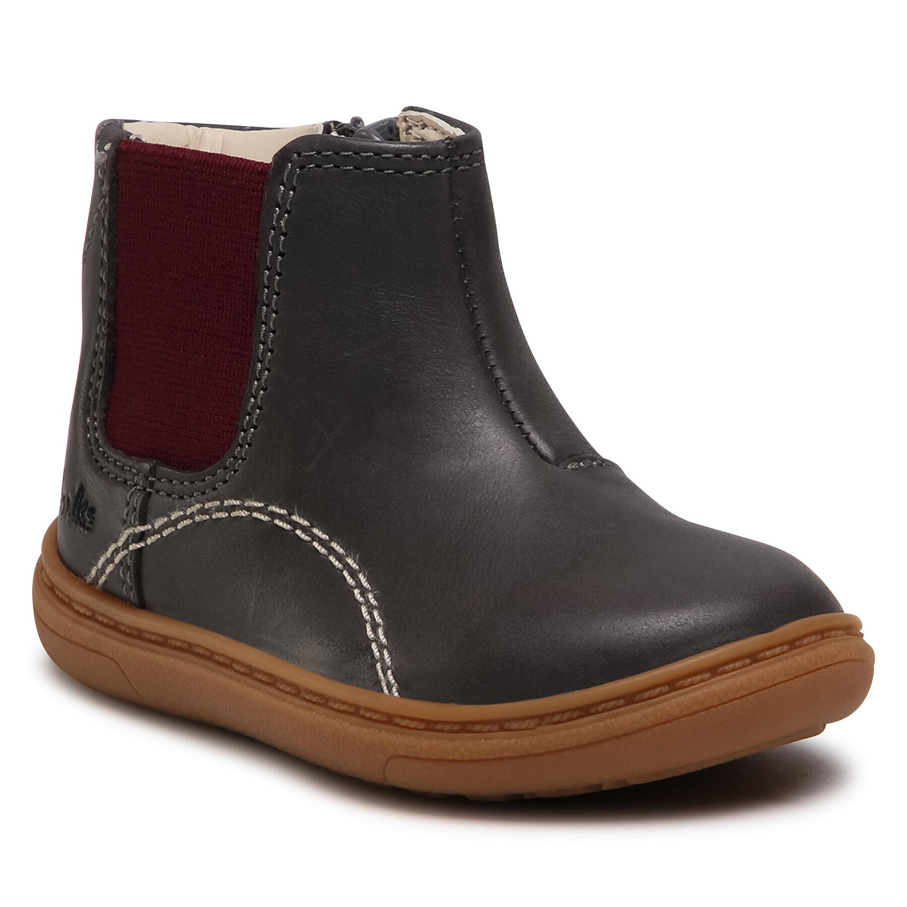 Clarks Обувки Flash Sea T 261521826 Сив - Pepit.bg