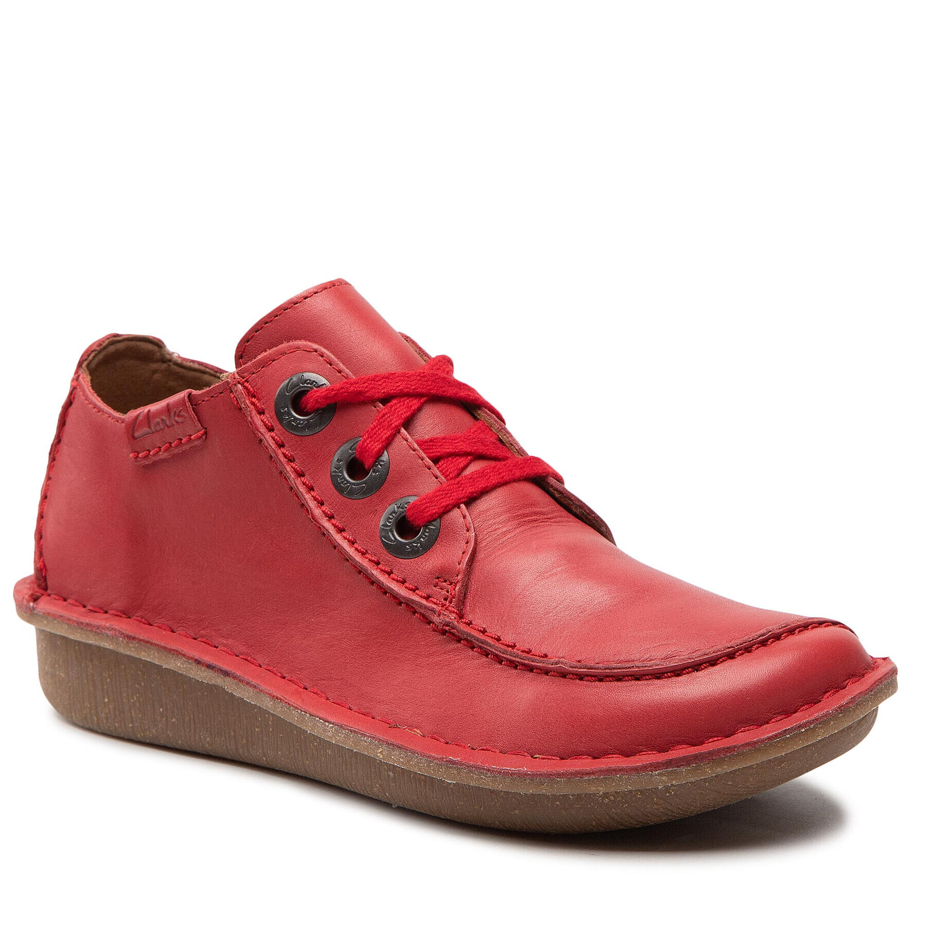Clarks Обувки Funny Dream 261668174 Червен - Pepit.bg