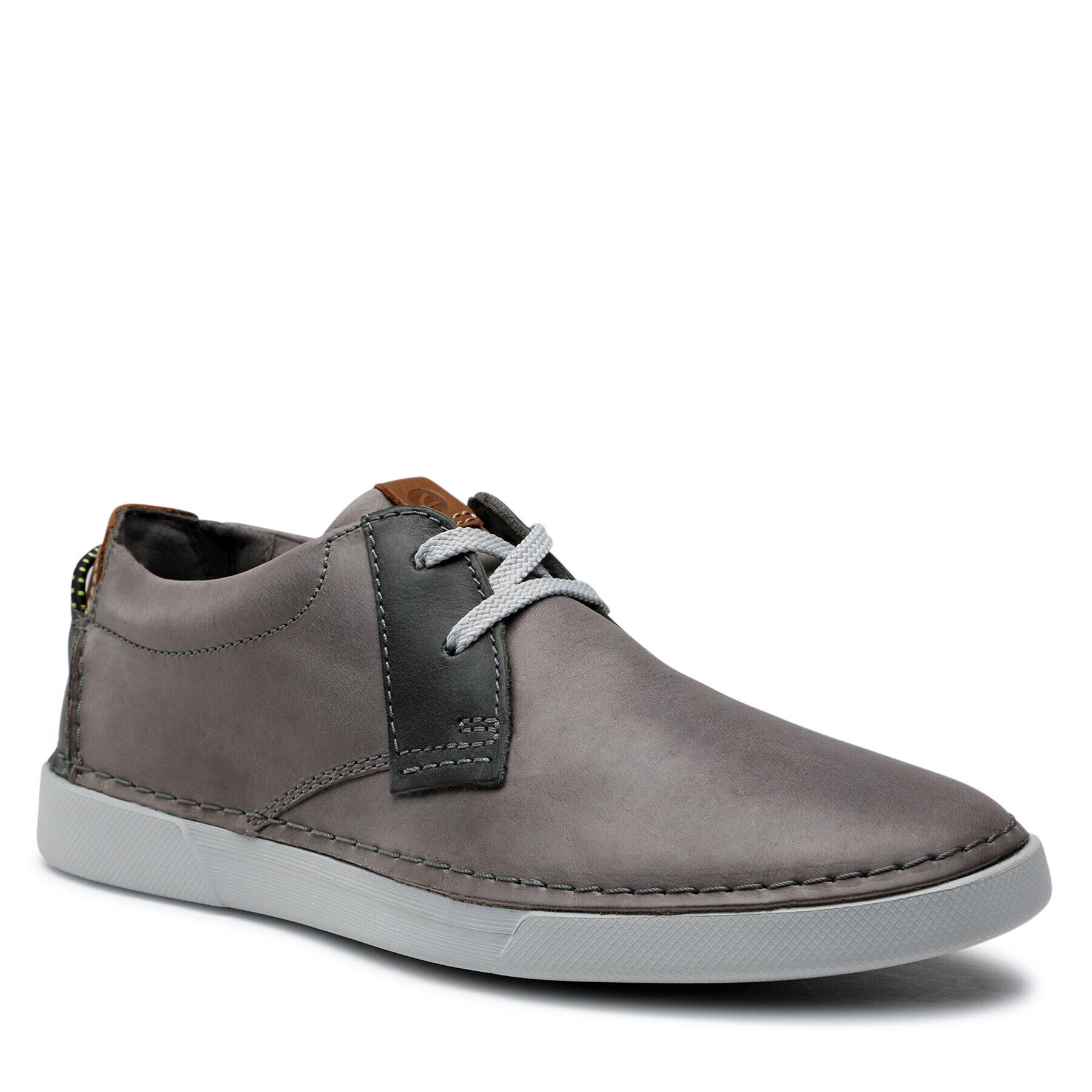 Clarks Обувки Gereld Low 261646447 Сив - Pepit.bg