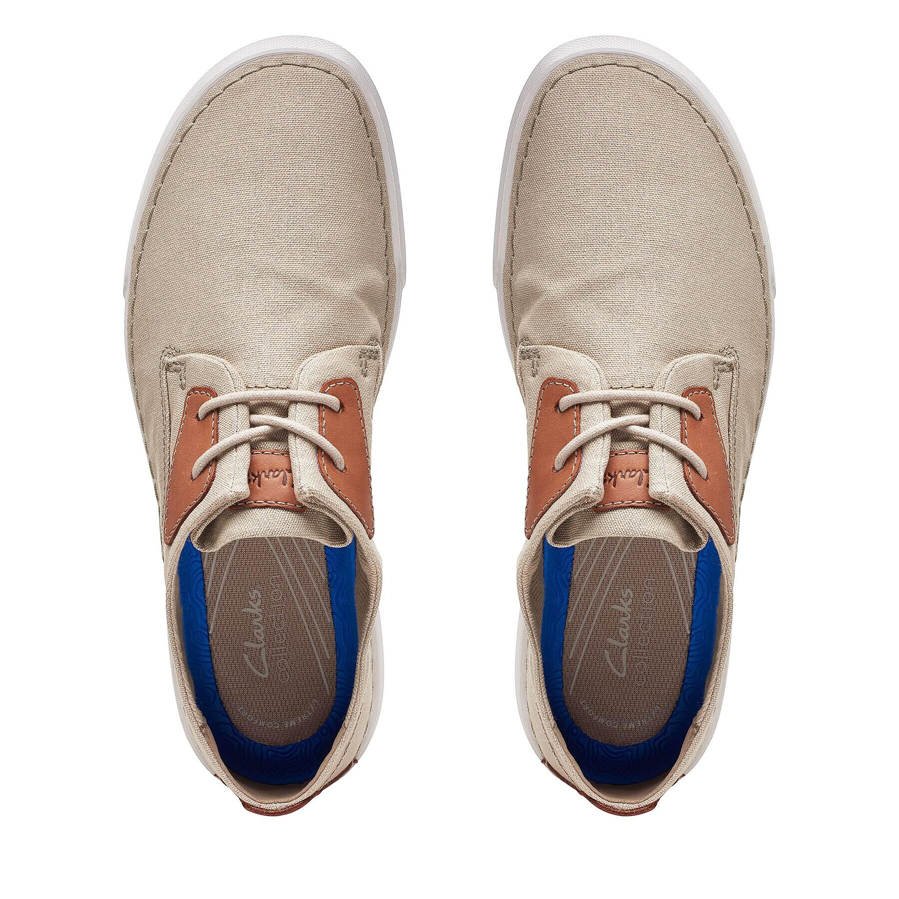 Clarks Обувки Gereld Tie 26171672 Бежов - Pepit.bg