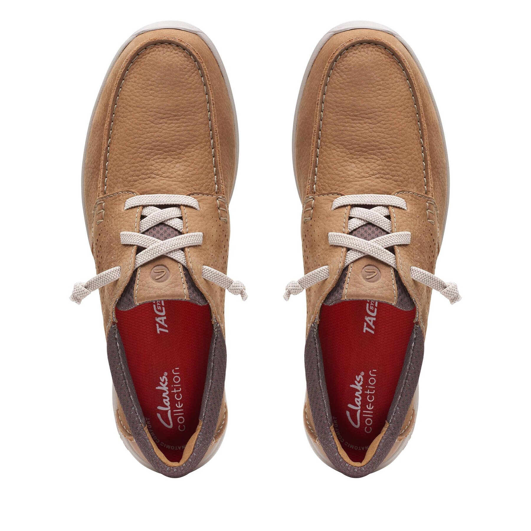 Clarks Обувки Gorwin Moc 26164691 Бежов - Pepit.bg