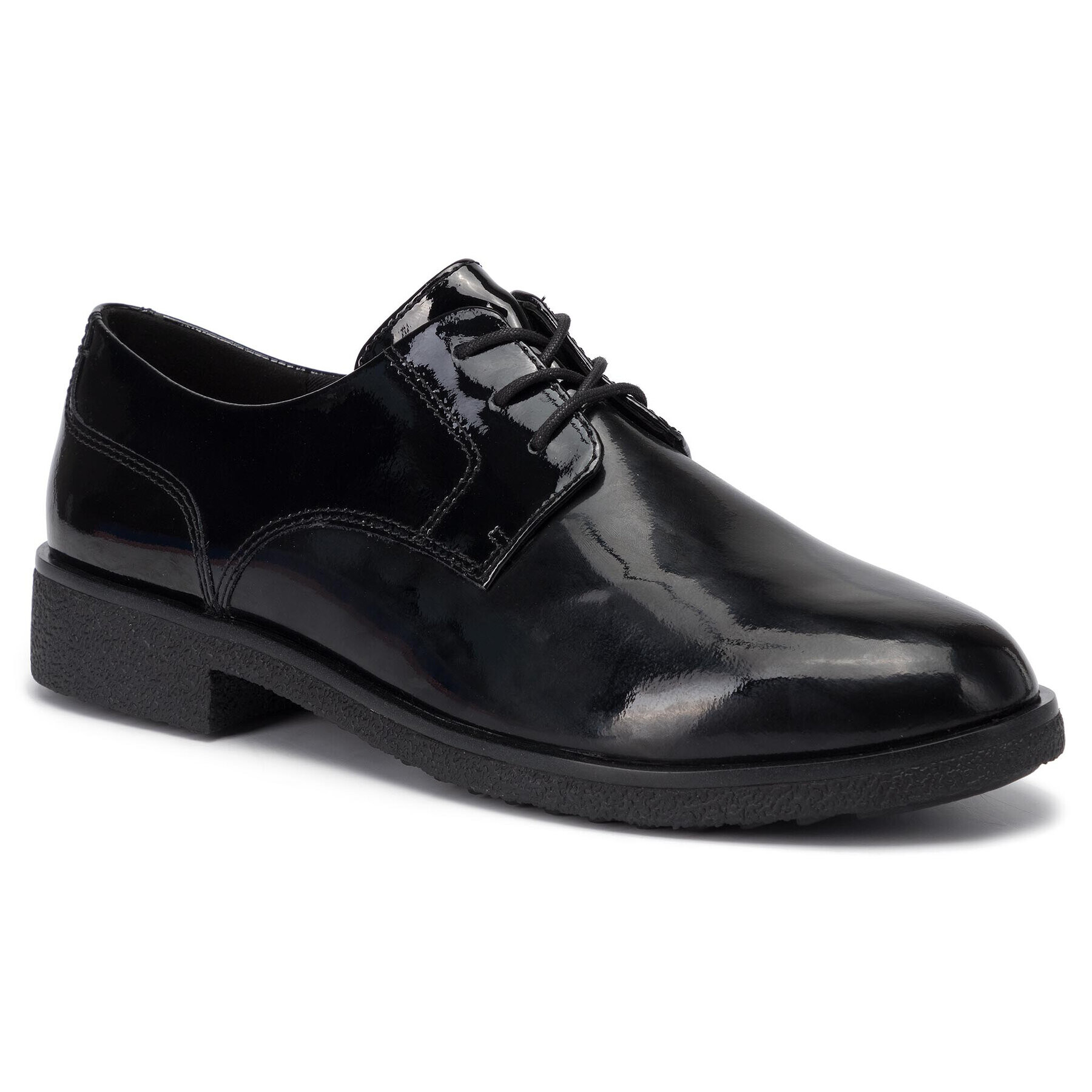 Clarks Оксфордки Griffin Lane 261431144 Черен - Pepit.bg