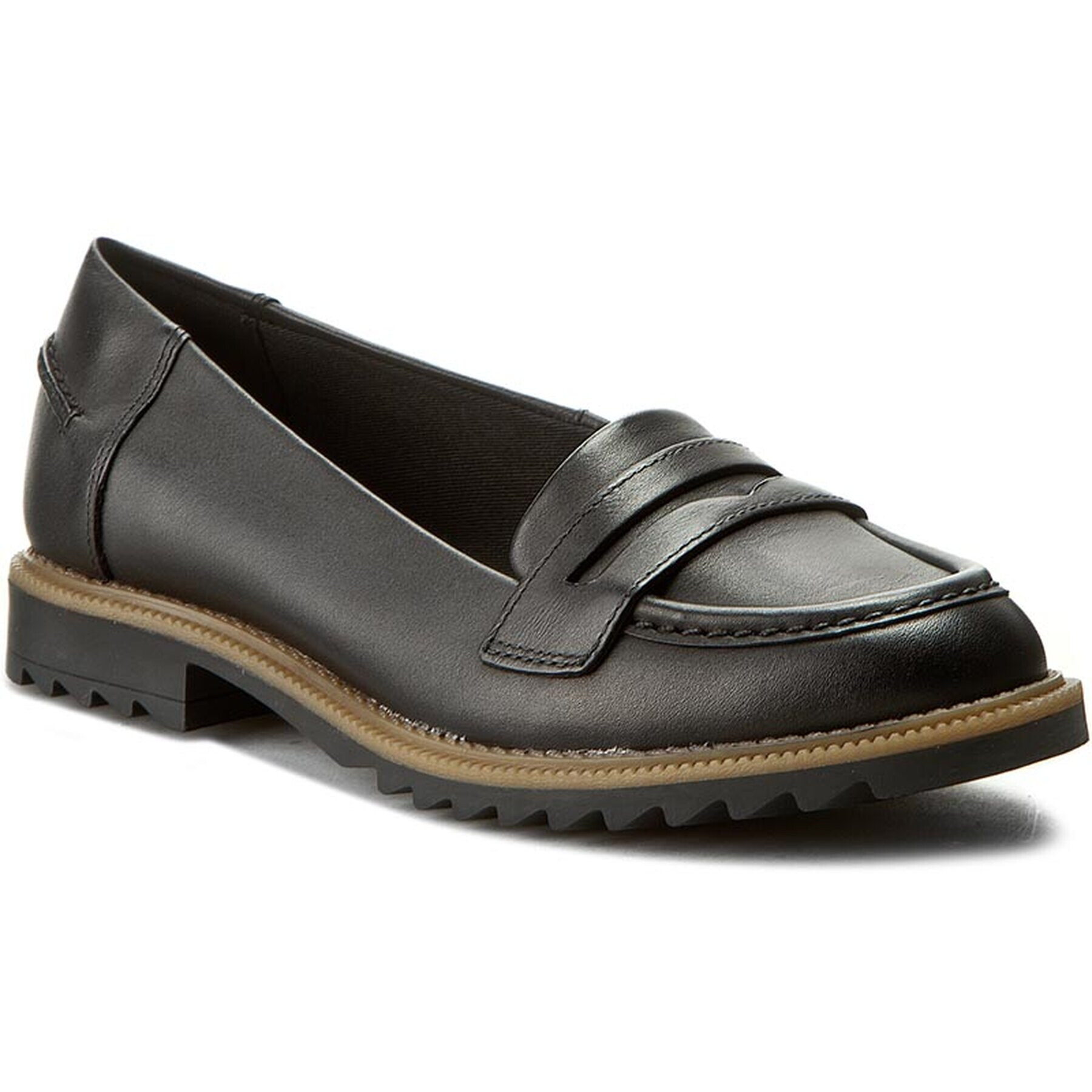 Clarks Обувки Griffin Milly 261011014 Черен - Pepit.bg
