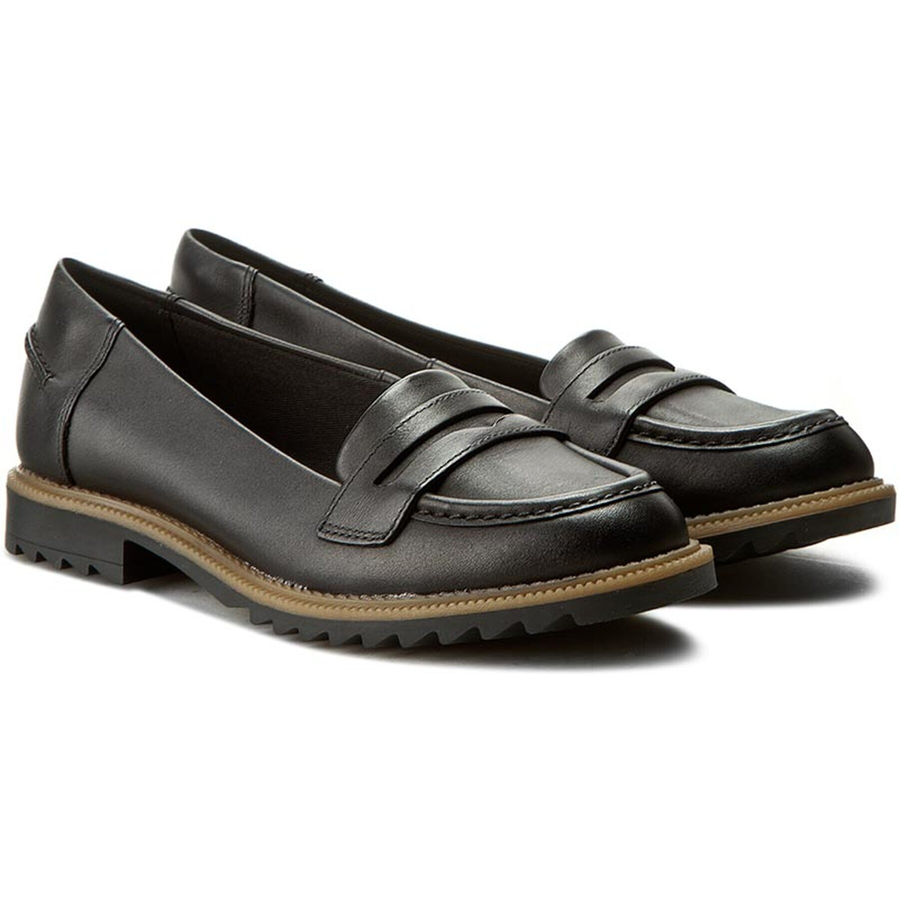 Clarks Обувки Griffin Milly 261011014 Черен - Pepit.bg