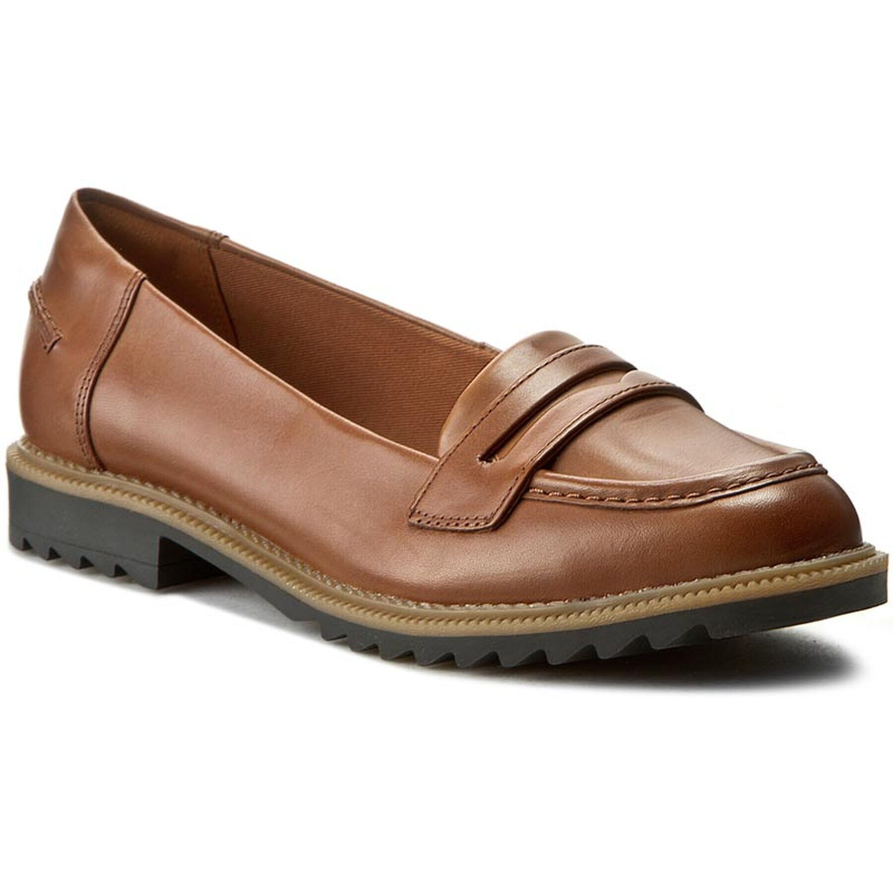 Clarks Обувки Griffin Milly 261201484 Кафяв - Pepit.bg