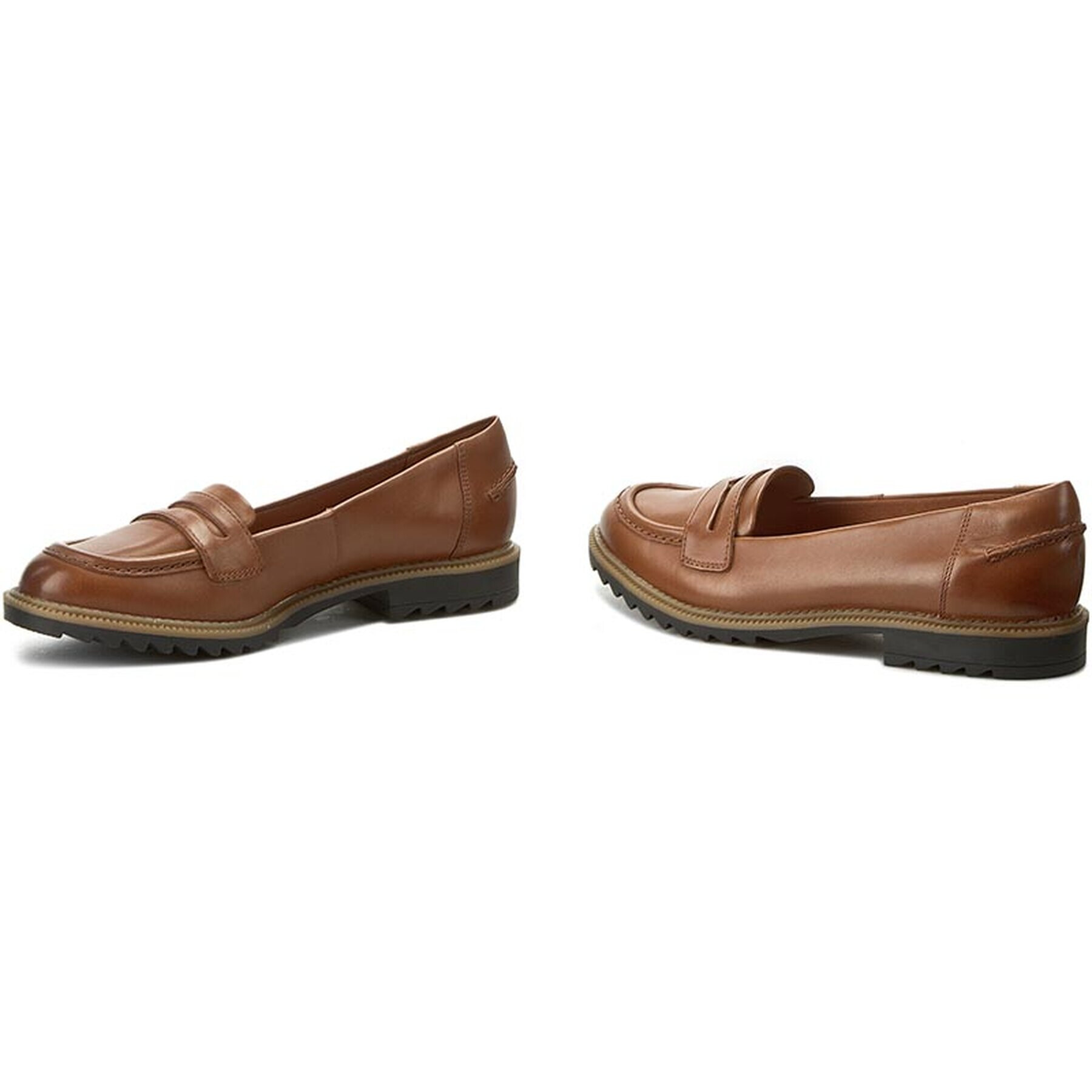 Clarks Обувки Griffin Milly 261201484 Кафяв - Pepit.bg