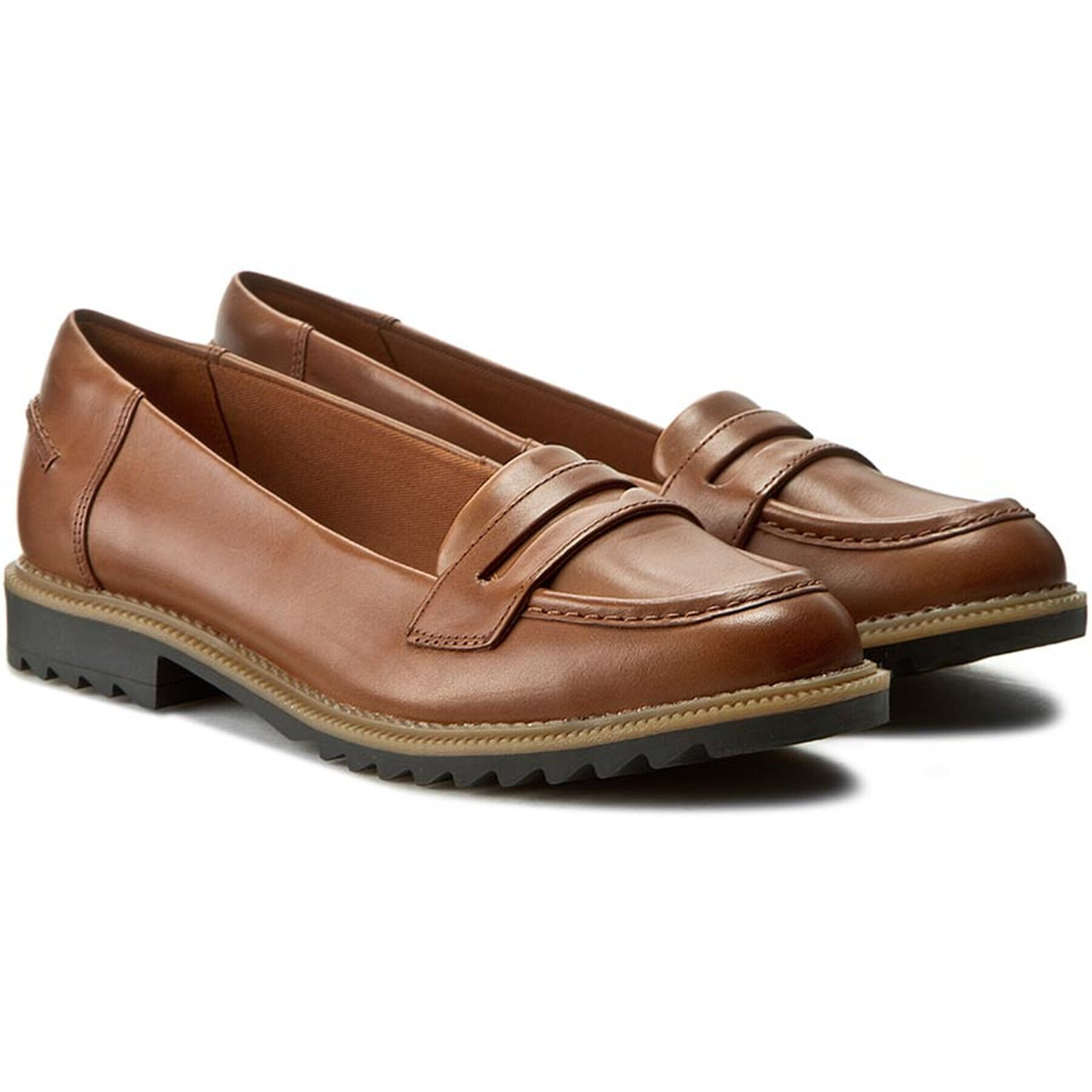 Clarks Обувки Griffin Milly 261201484 Кафяв - Pepit.bg