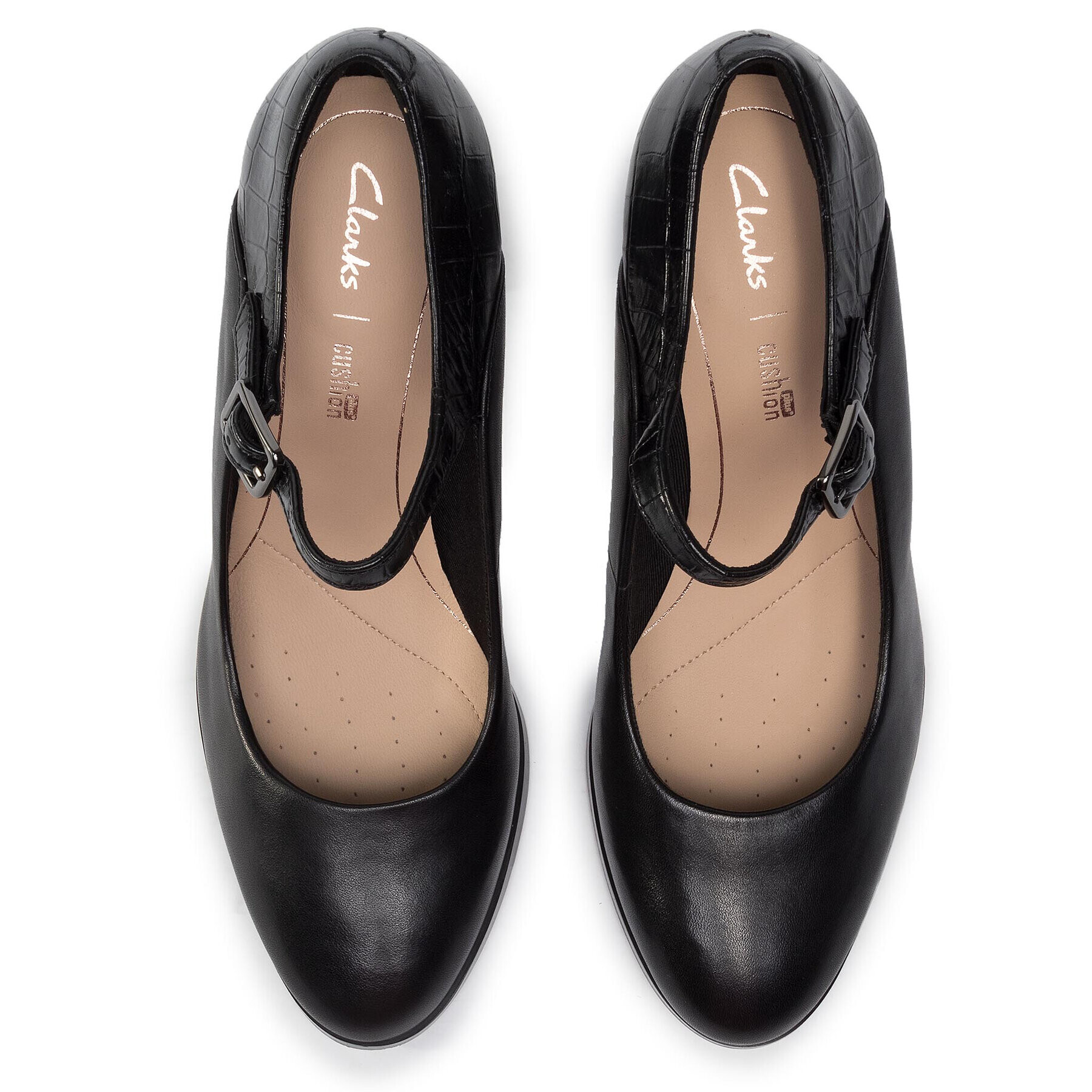 Clarks Обувки Kaylin Alba 261456924 Черен - Pepit.bg