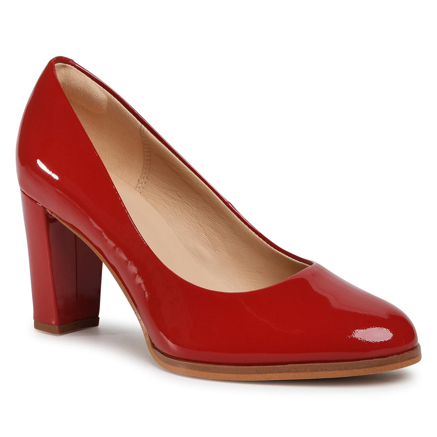 Clarks Обувки Kaylin Cara 2 261546344 Червен - Pepit.bg