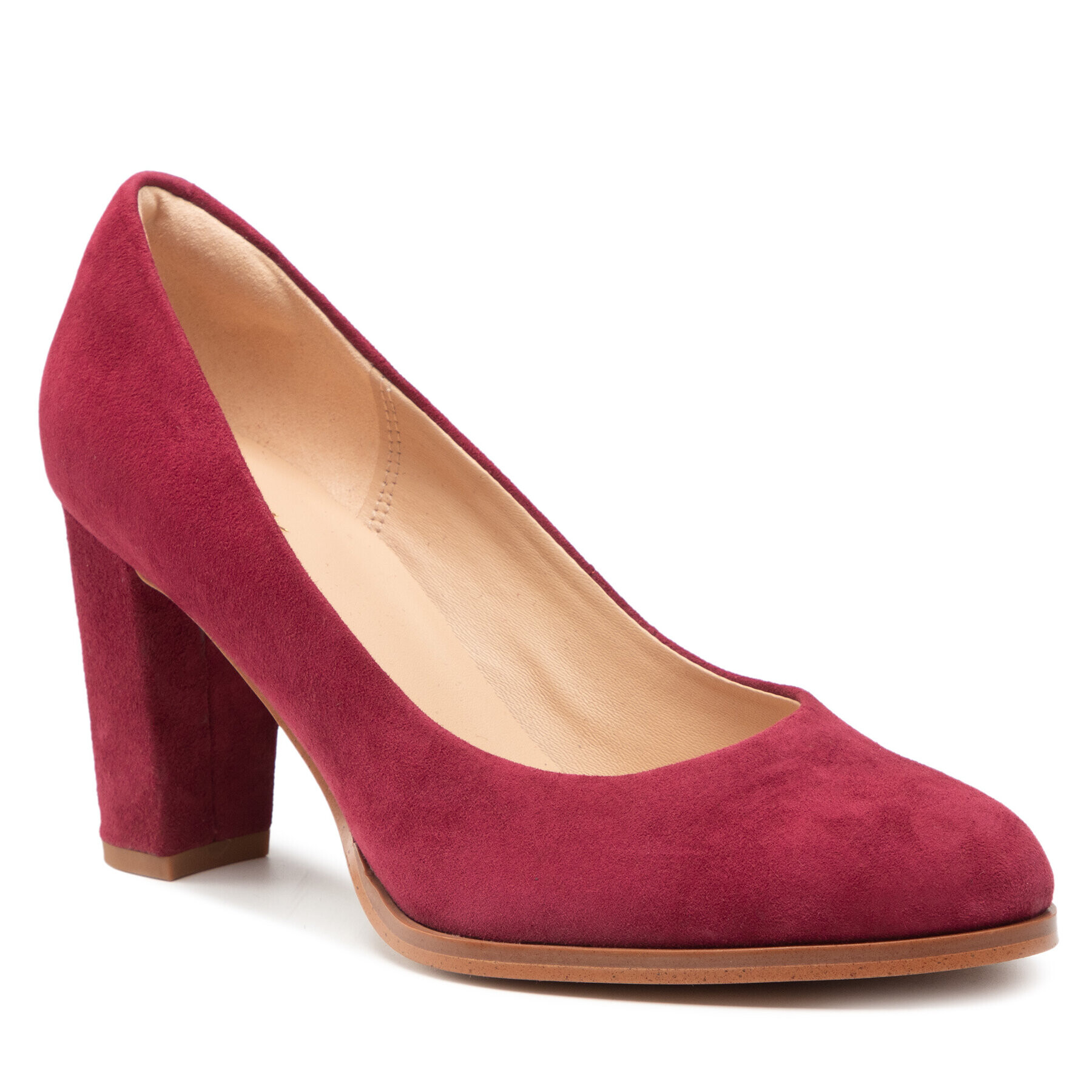 Clarks Обувки Kaylin Cara 2 261638244 Бордо - Pepit.bg