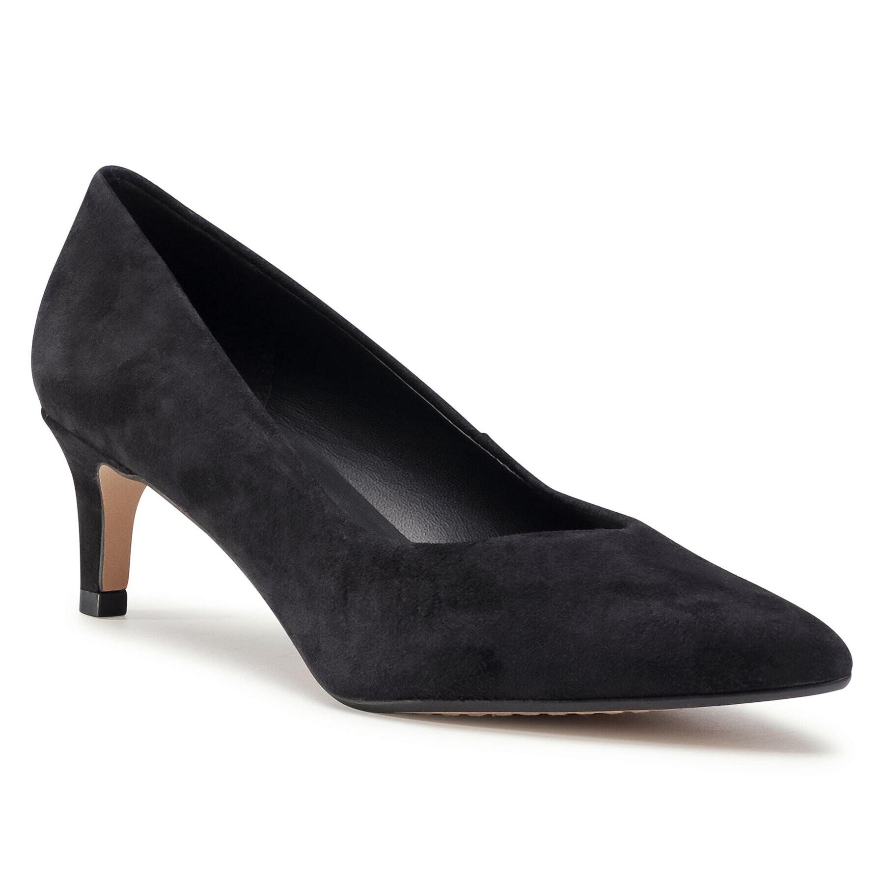 Clarks Обувки Laina 55 Court2 261547074 Черен - Pepit.bg