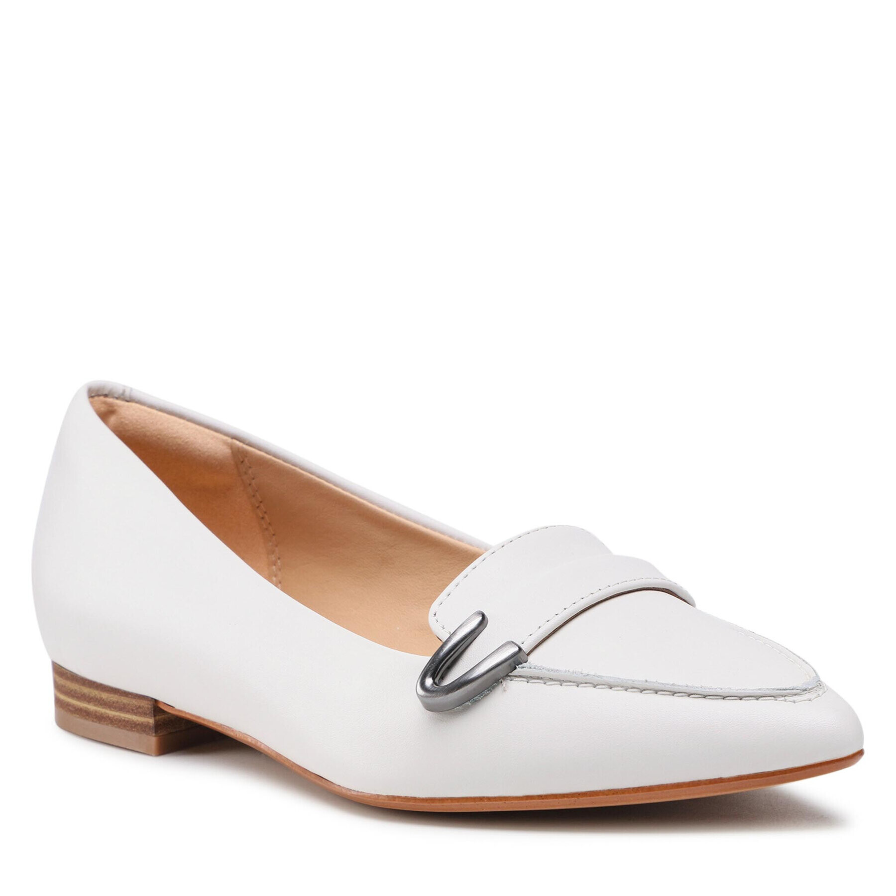 Clarks Обувки Laina15 Buckle 261658994 Бял - Pepit.bg