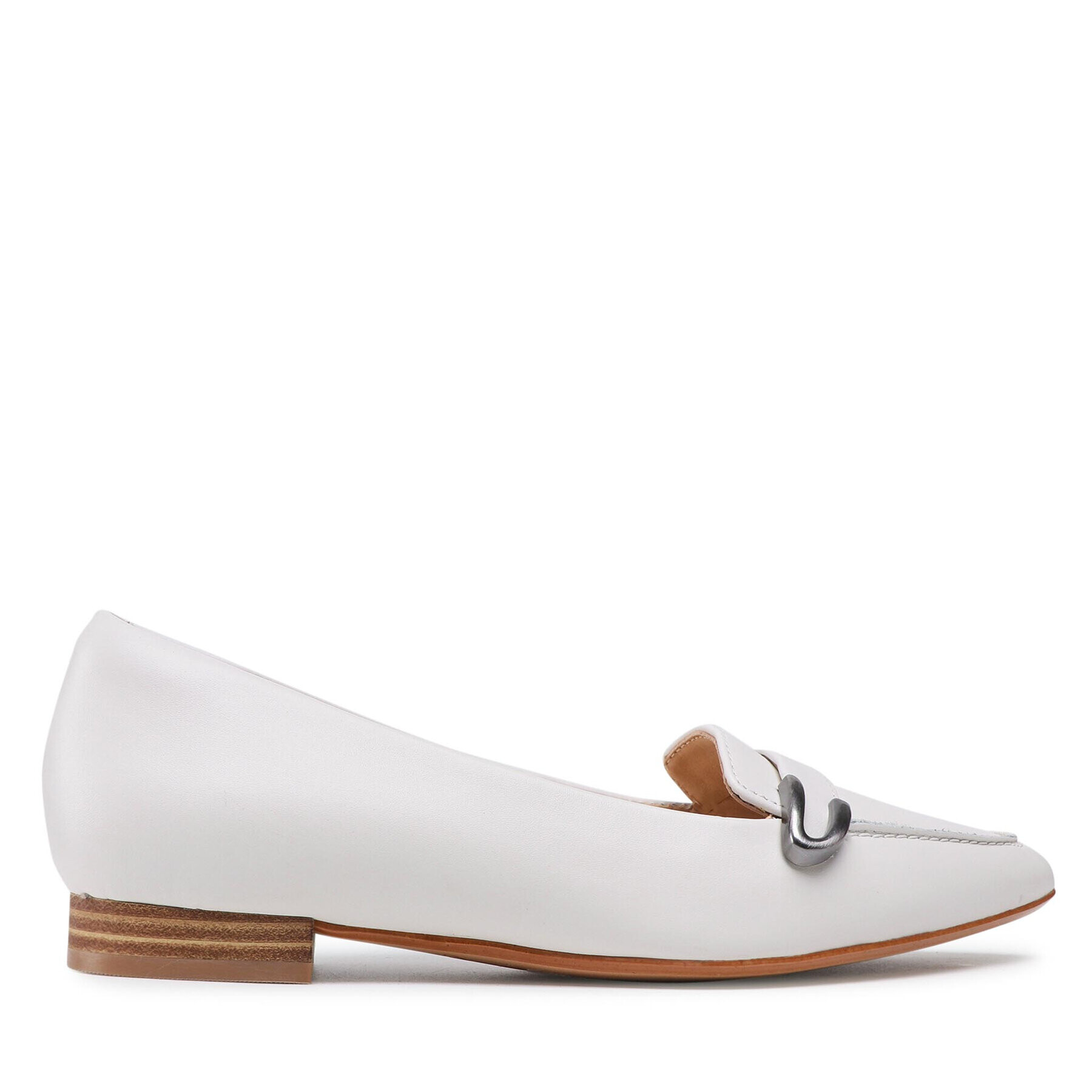 Clarks Обувки Laina15 Buckle 261658994 Бял - Pepit.bg