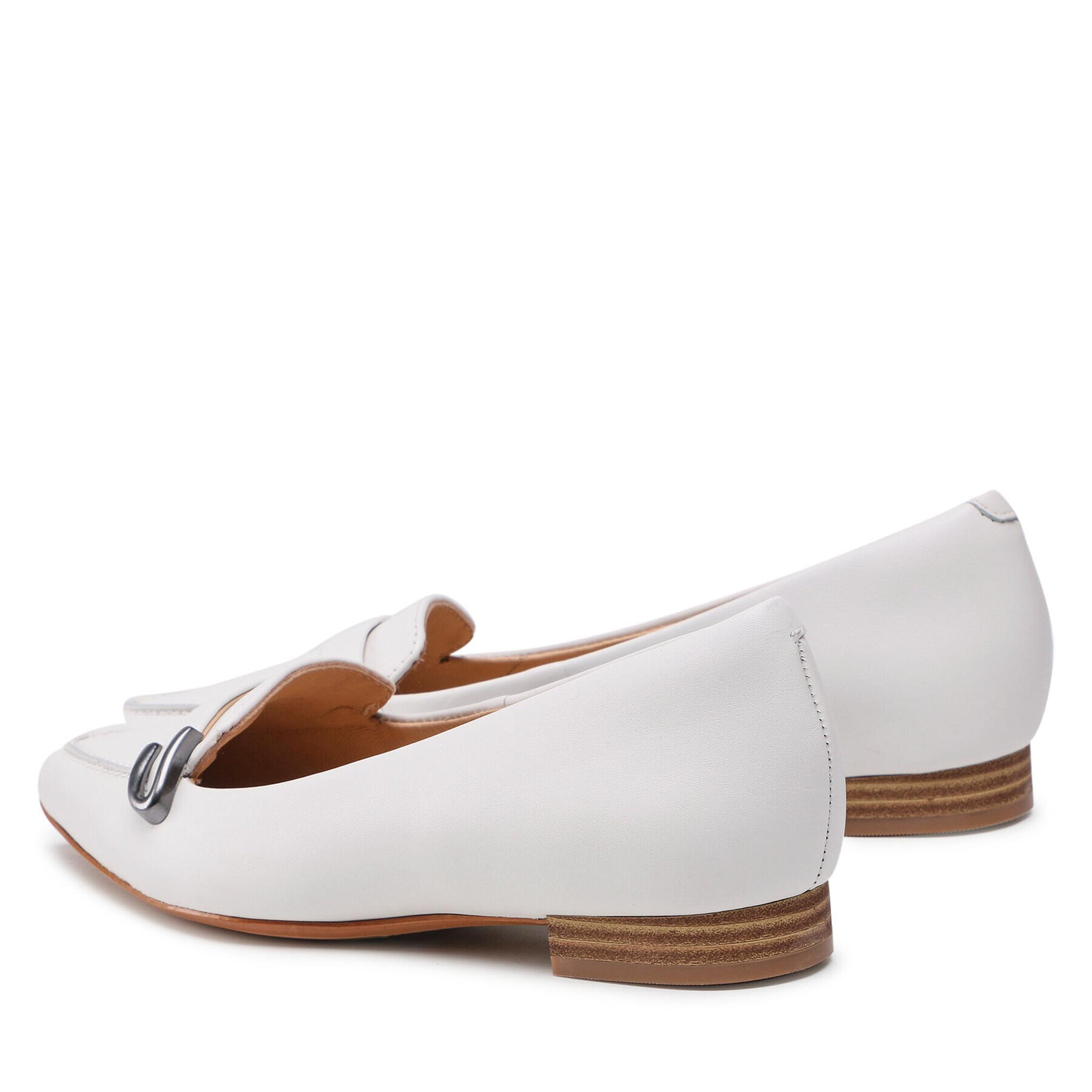 Clarks Обувки Laina15 Buckle 261658994 Бял - Pepit.bg
