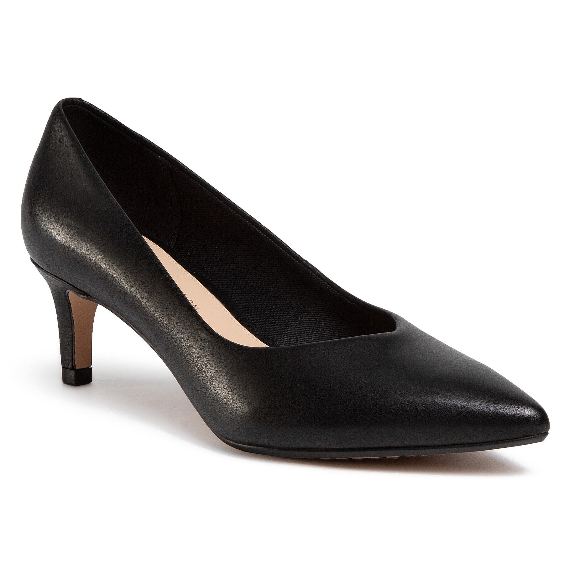 Clarks Обувки Laina55 Court 261489044 Черен - Pepit.bg