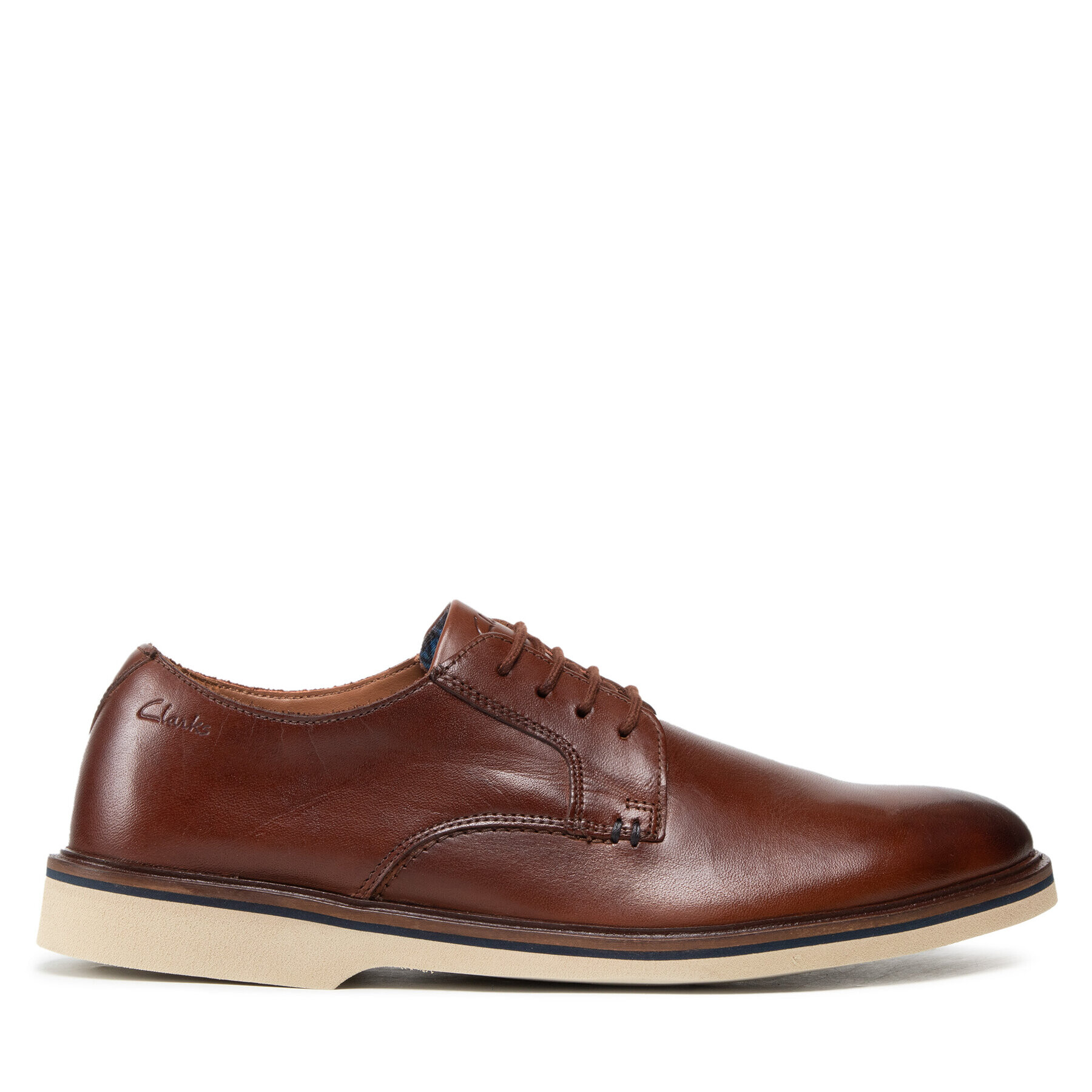 Clarks Обувки Malwood Plain 261595627 Кафяв - Pepit.bg