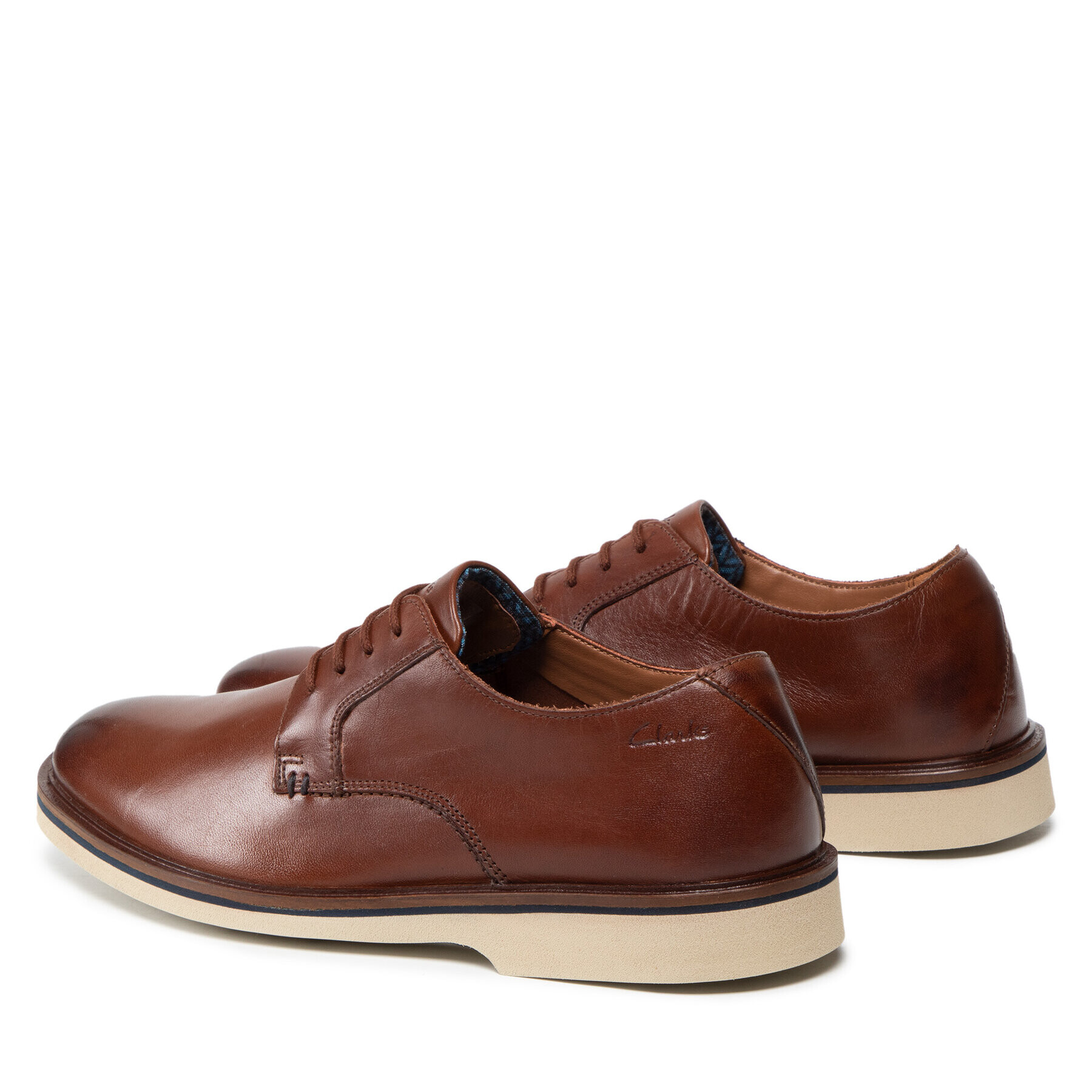 Clarks Обувки Malwood Plain 261595627 Кафяв - Pepit.bg