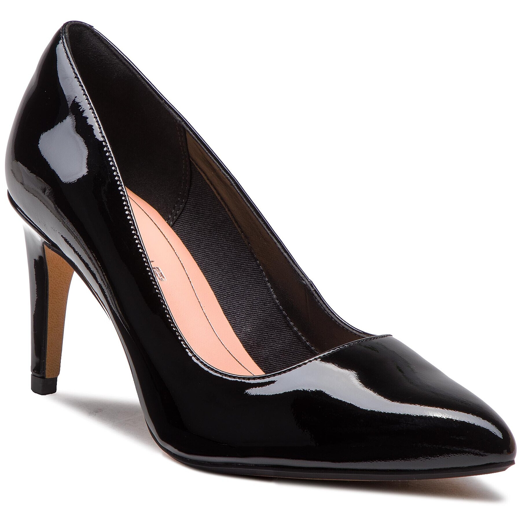 Clarks Обувки на ток Laina Rae 261351754 Черен - Pepit.bg