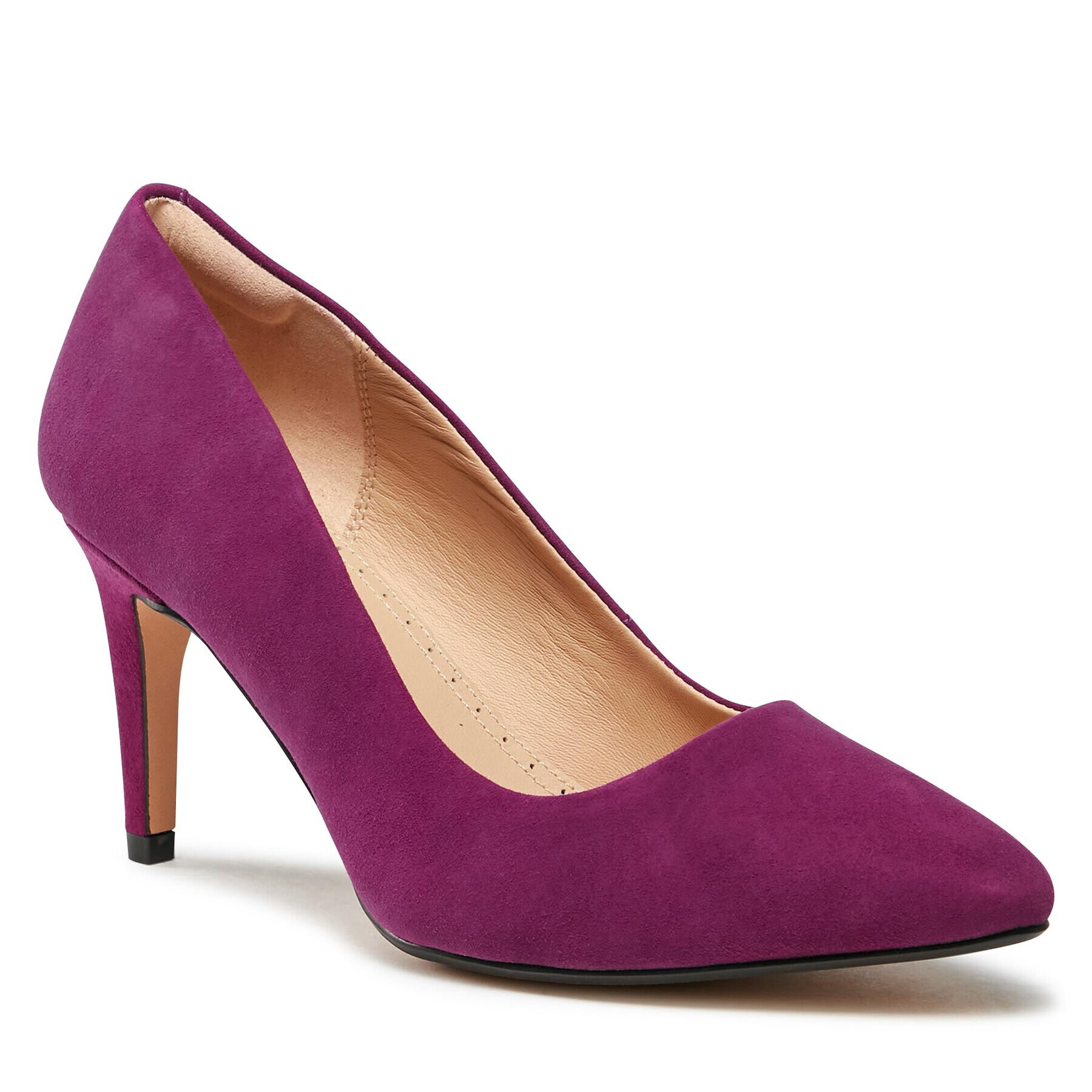 Clarks Обувки на ток Laina Rae 261748064 Виолетов - Pepit.bg