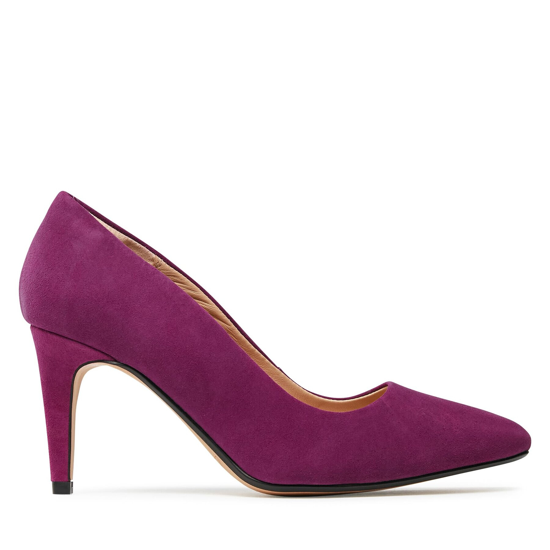 Clarks Обувки на ток Laina Rae 261748064 Виолетов - Pepit.bg