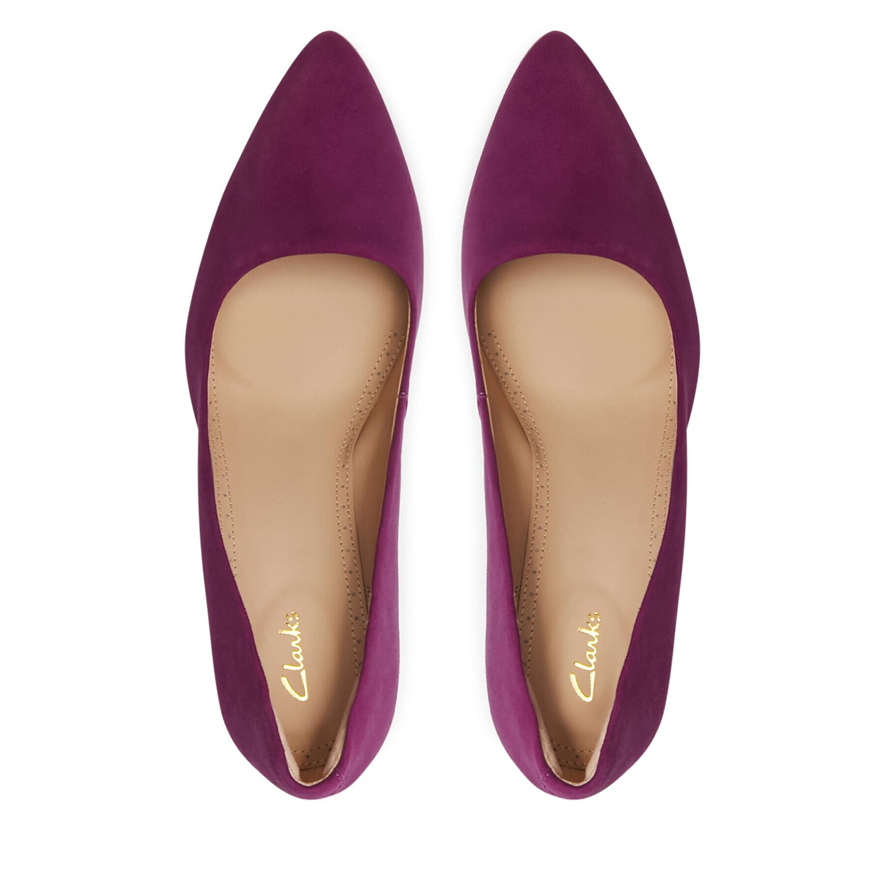 Clarks Обувки на ток Laina Rae 261748064 Виолетов - Pepit.bg