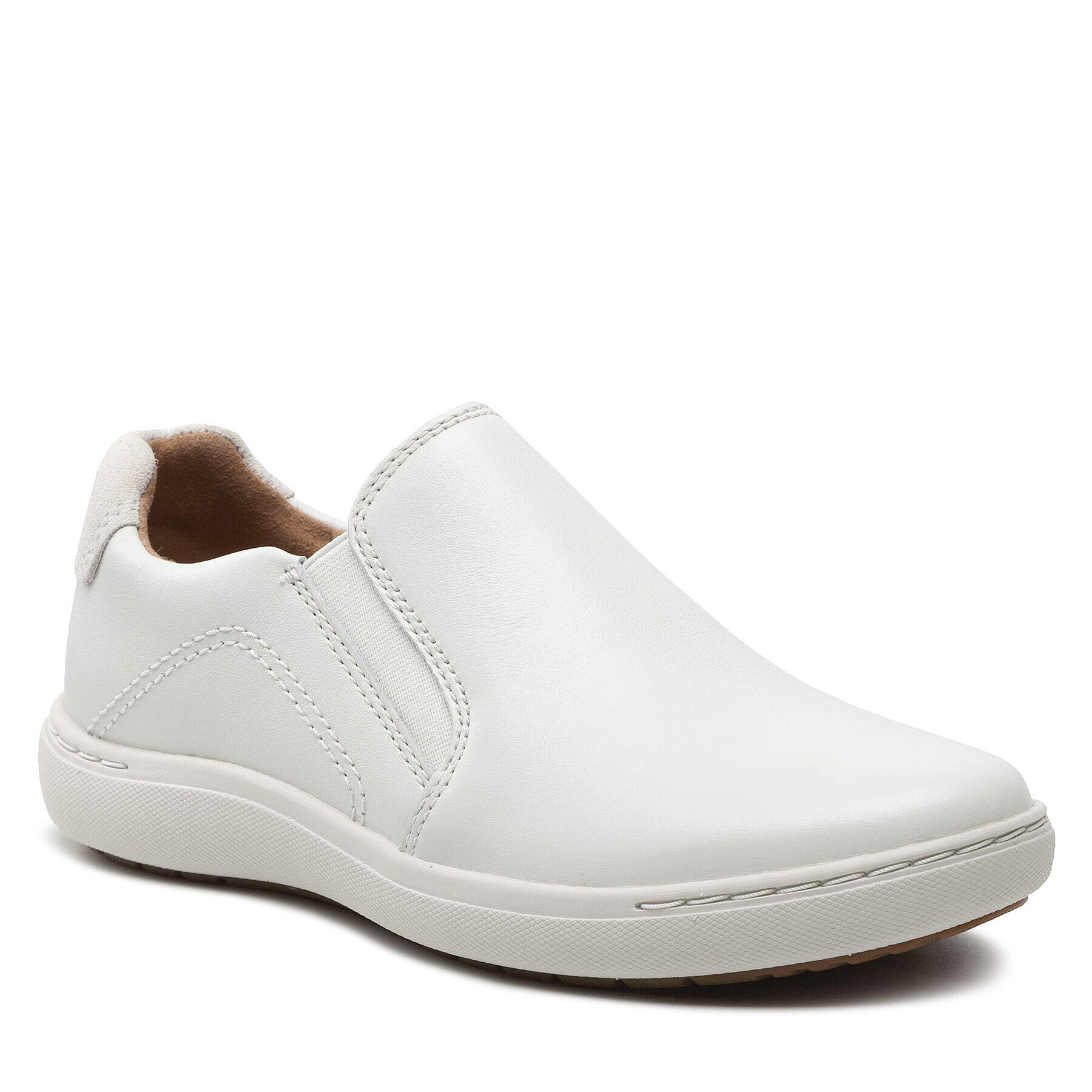 Clarks Обувки Nalle Stride 261650024 Бял - Pepit.bg