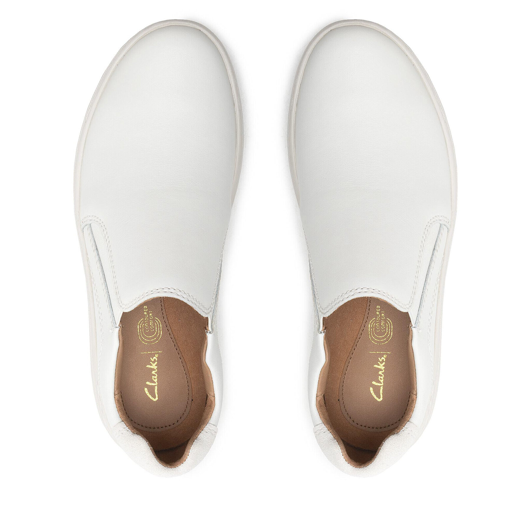 Clarks Обувки Nalle Stride 261650024 Бял - Pepit.bg