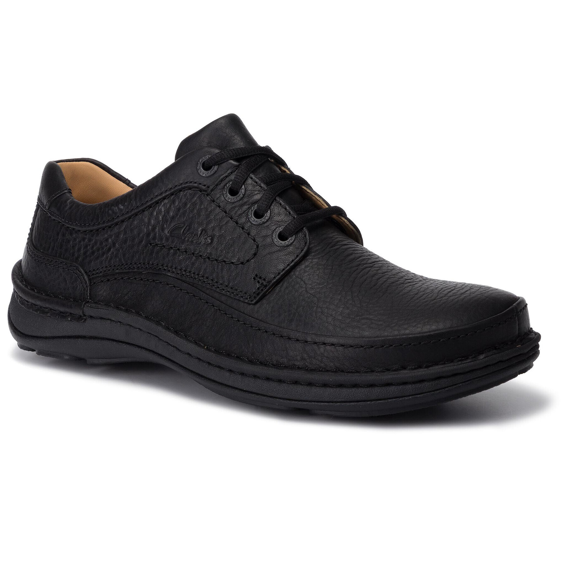 Clarks Обувки Nature Three 203390087 Черен - Pepit.bg