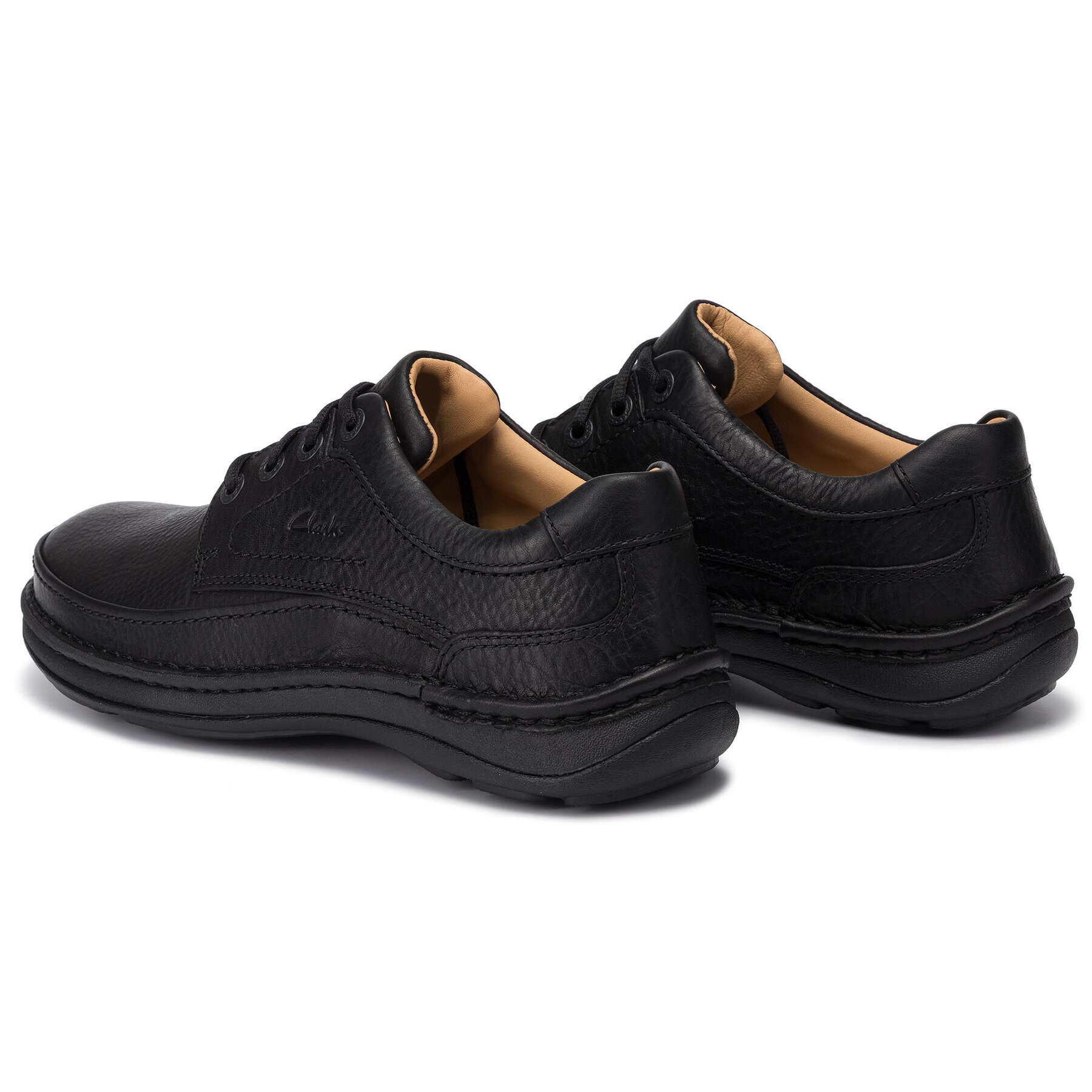 Clarks Обувки Nature Three 203390087 Черен - Pepit.bg