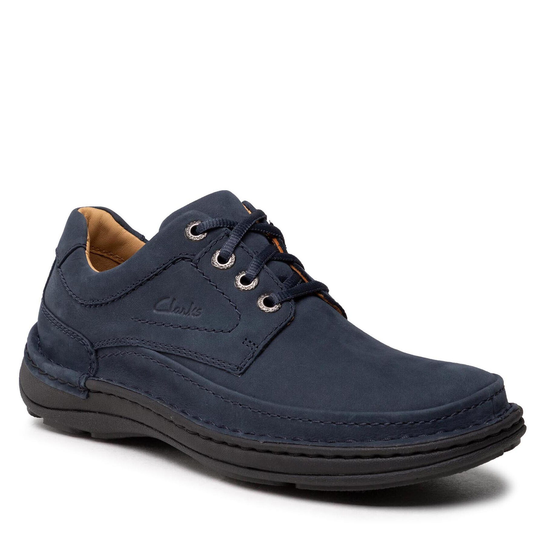 Clarks Обувки Nature Three 261574507 Тъмносин - Pepit.bg
