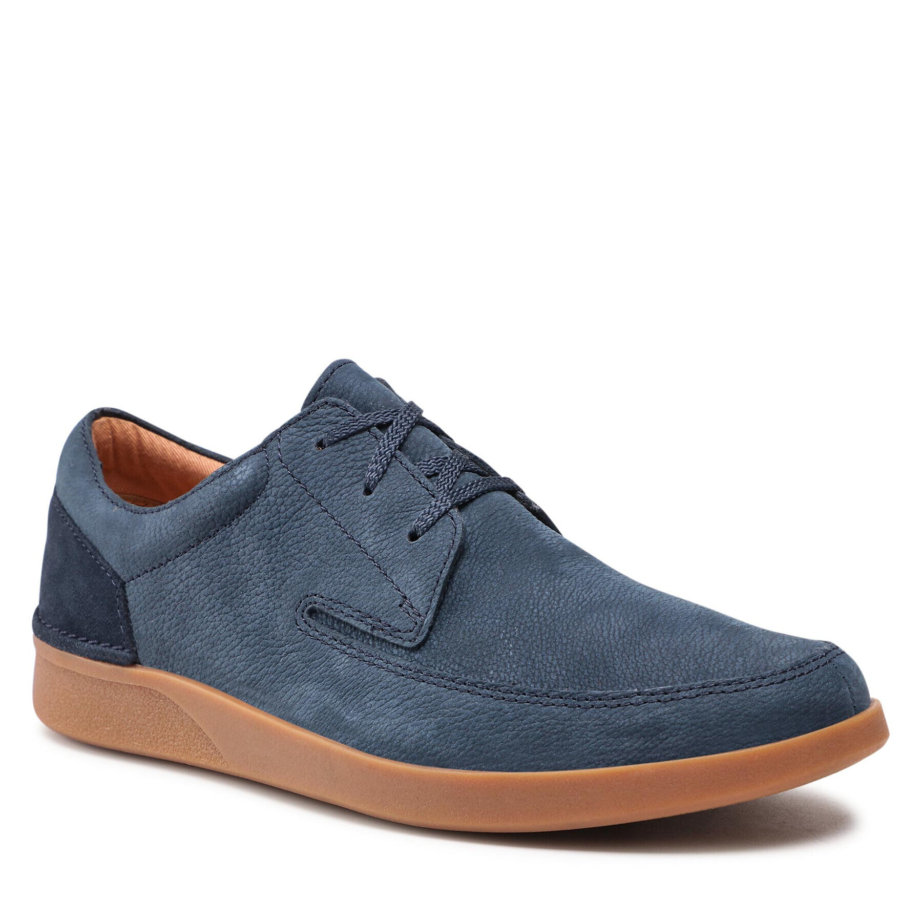 Clarks Обувки Oakland Craft 261487517 Син - Pepit.bg