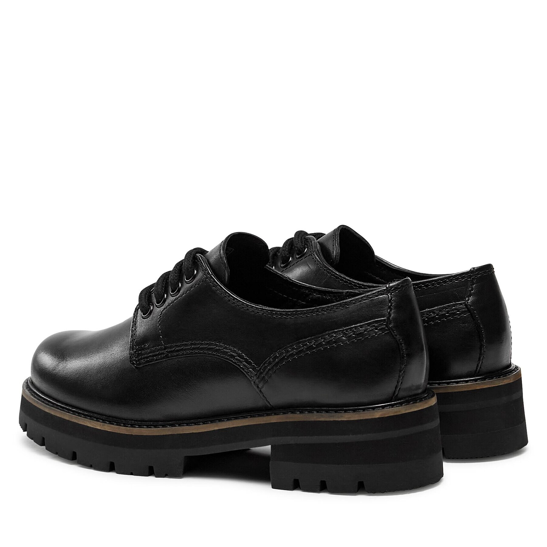 Clarks Обувки Orianna Derby 261696874 Черен - Pepit.bg