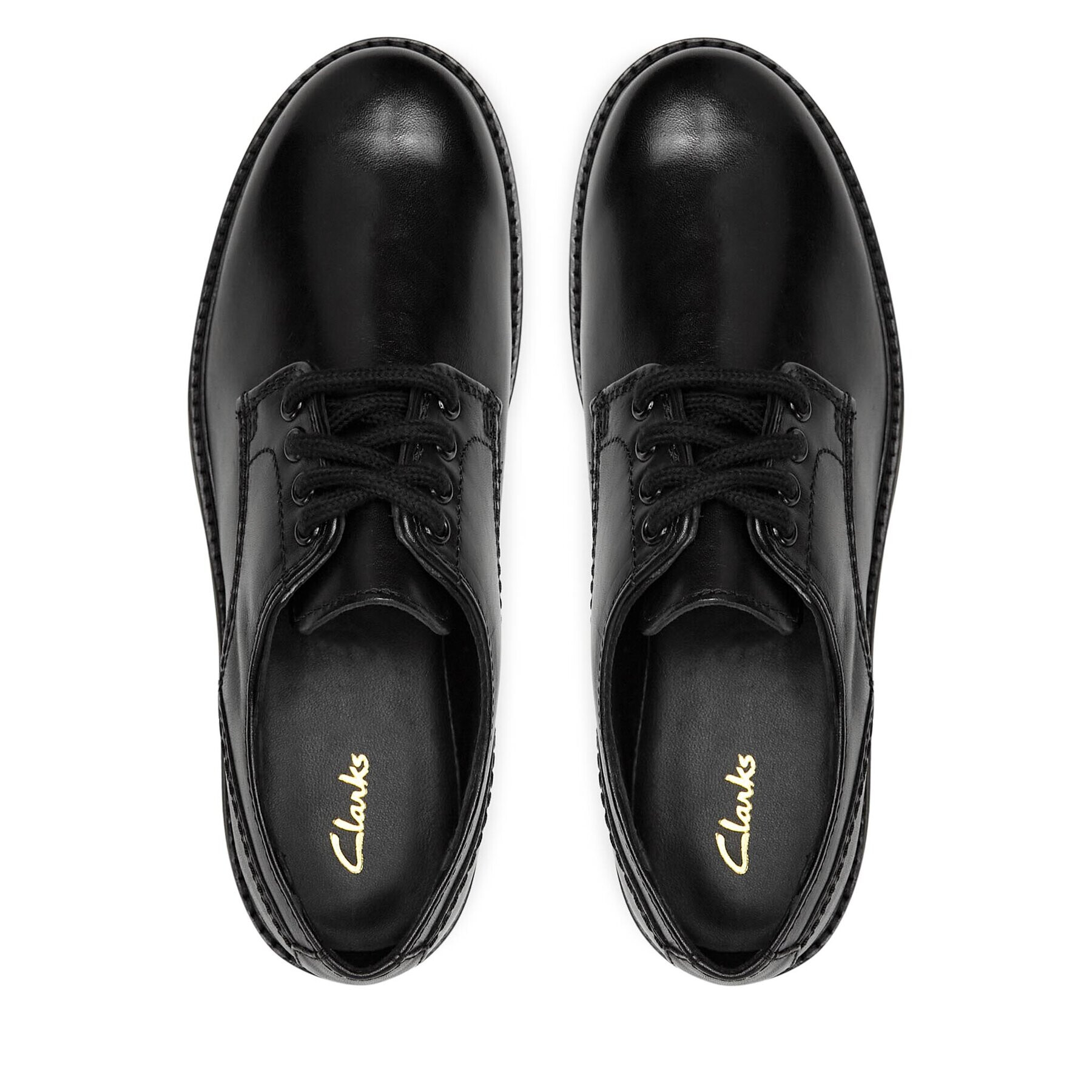 Clarks Обувки Orianna Derby 261696874 Черен - Pepit.bg