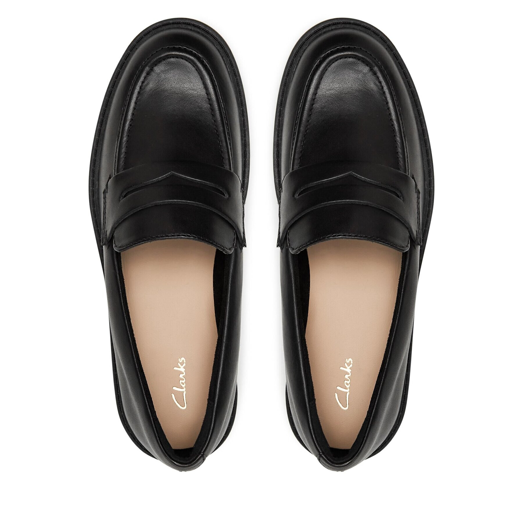Clarks Обувки Orinoco 2 Penny 261747864 Черен - Pepit.bg