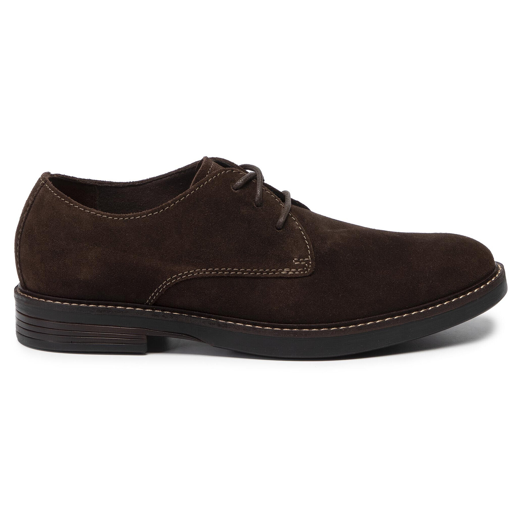 Clarks Обувки Paulson Plain 261447947 Кафяв - Pepit.bg