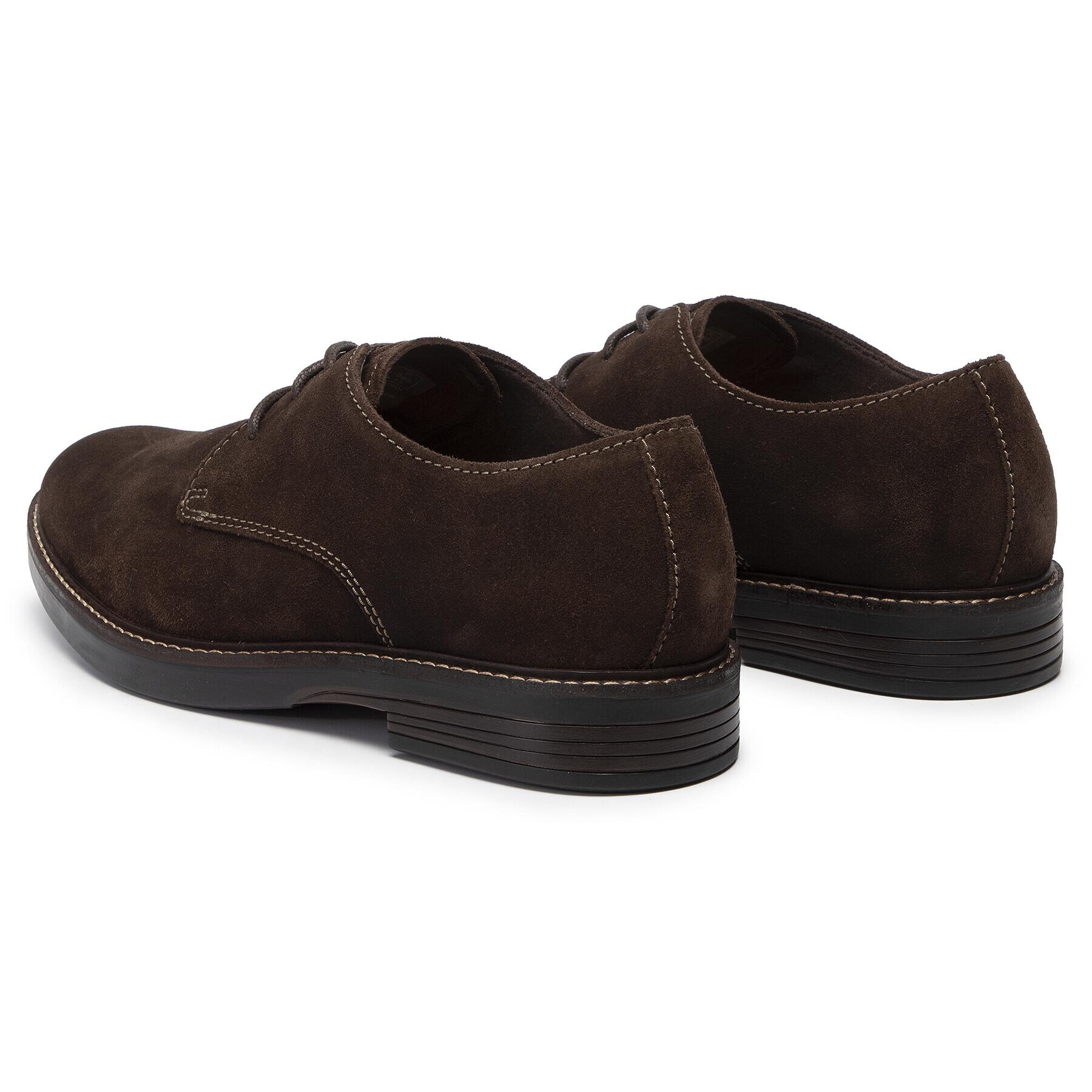 Clarks Обувки Paulson Plain 261447947 Кафяв - Pepit.bg