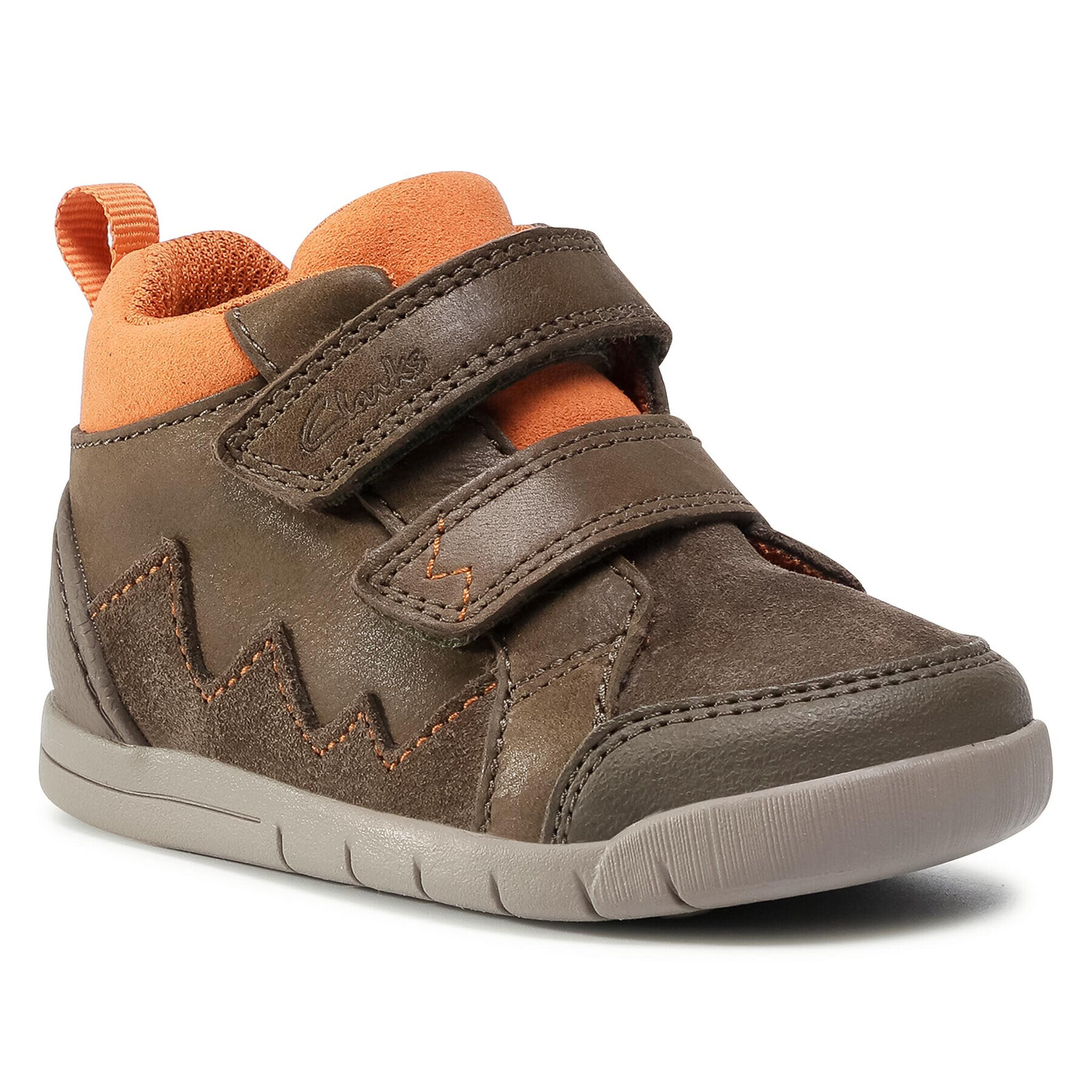 Clarks Обувки Rex Park T 261521877 Зелен - Pepit.bg