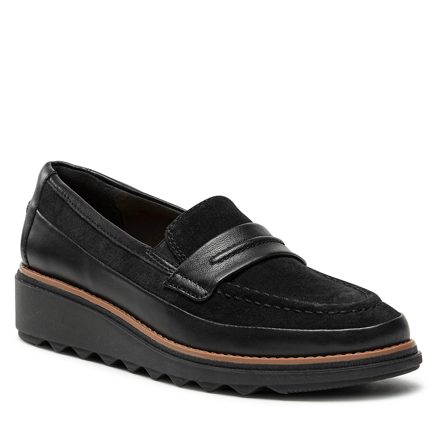 Clarks Обувки Sharon Aster 261744164 Черен - Pepit.bg