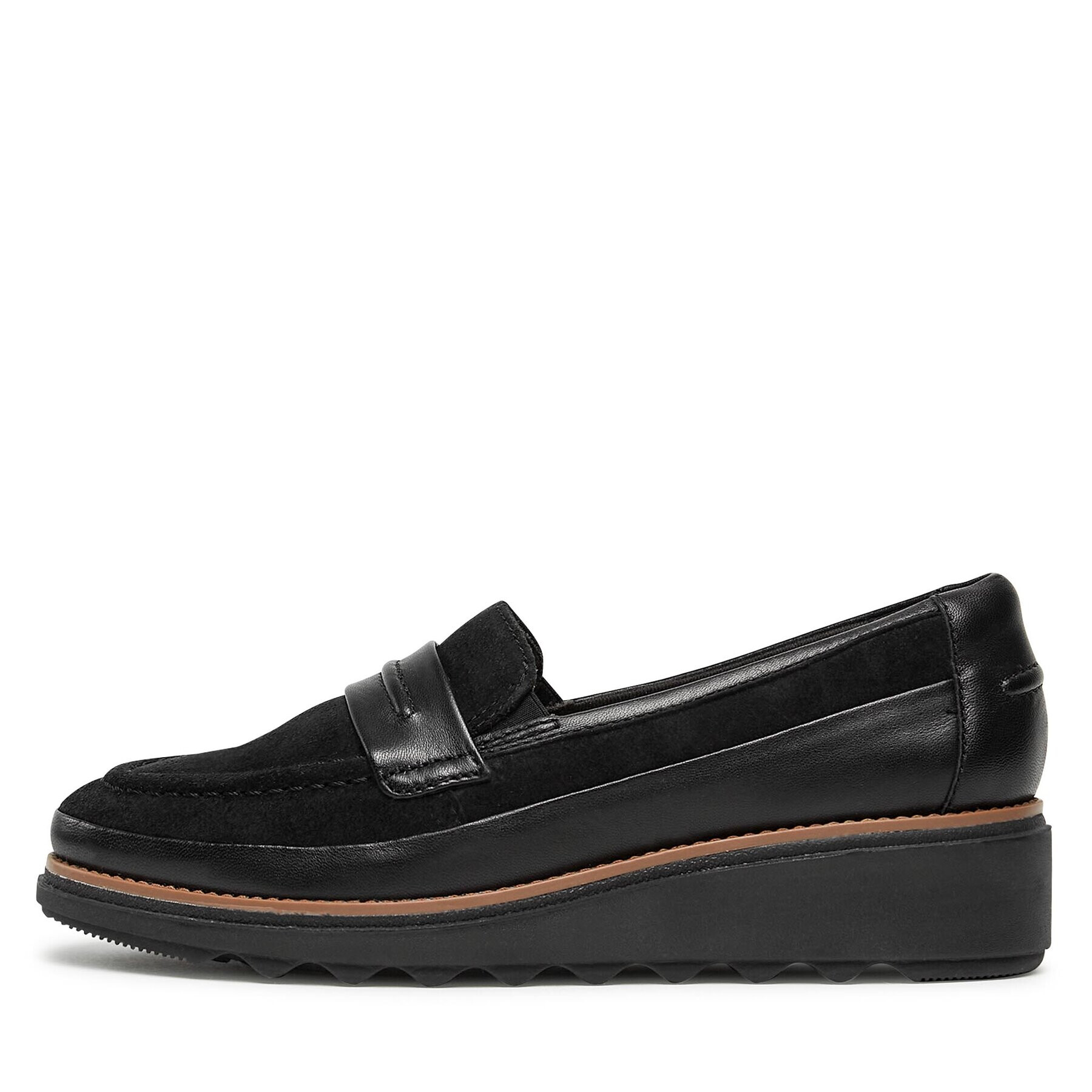 Clarks Обувки Sharon Aster 261744164 Черен - Pepit.bg