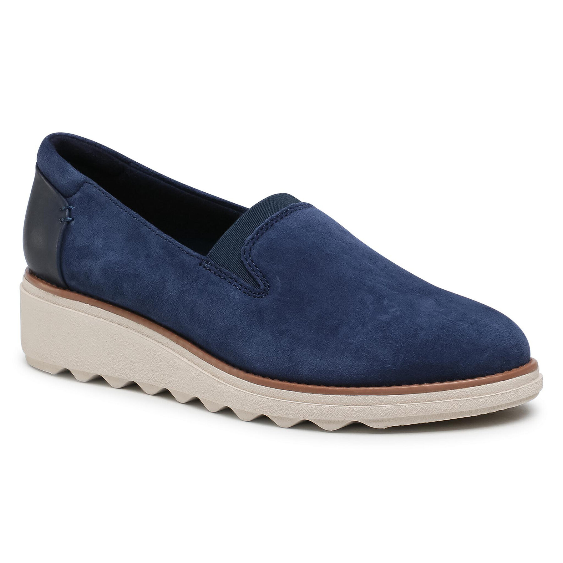 Clarks Обувки Sharon Doll 261594914 Син - Pepit.bg