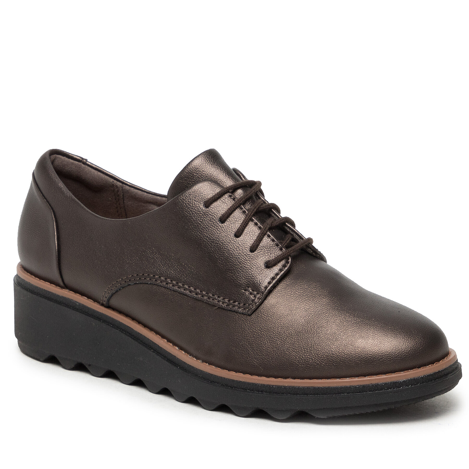 Clarks Обувки Sharon Nobel 261624294 Кафяв - Pepit.bg