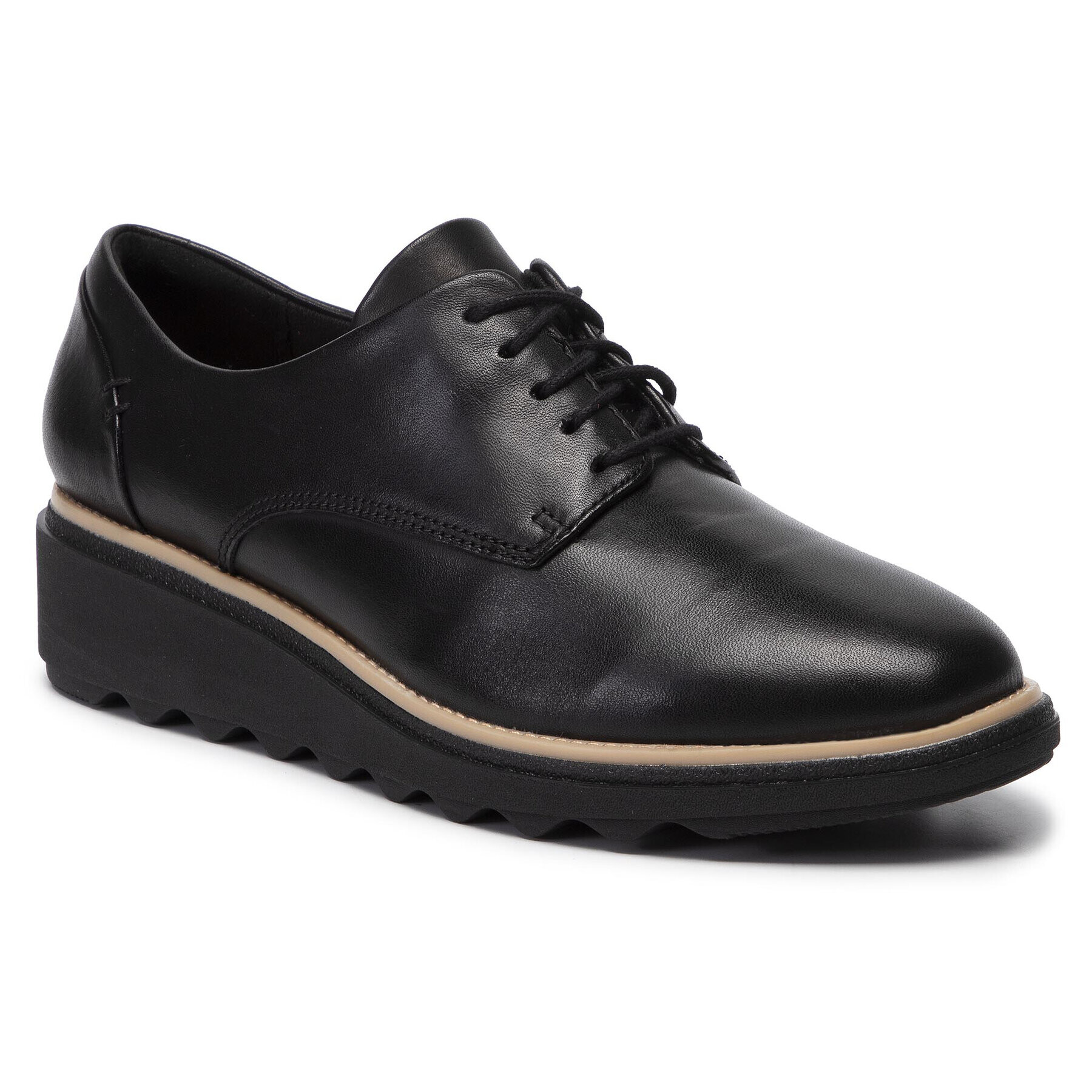 Clarks Обувки Sharon Noel 261390754 Черен - Pepit.bg