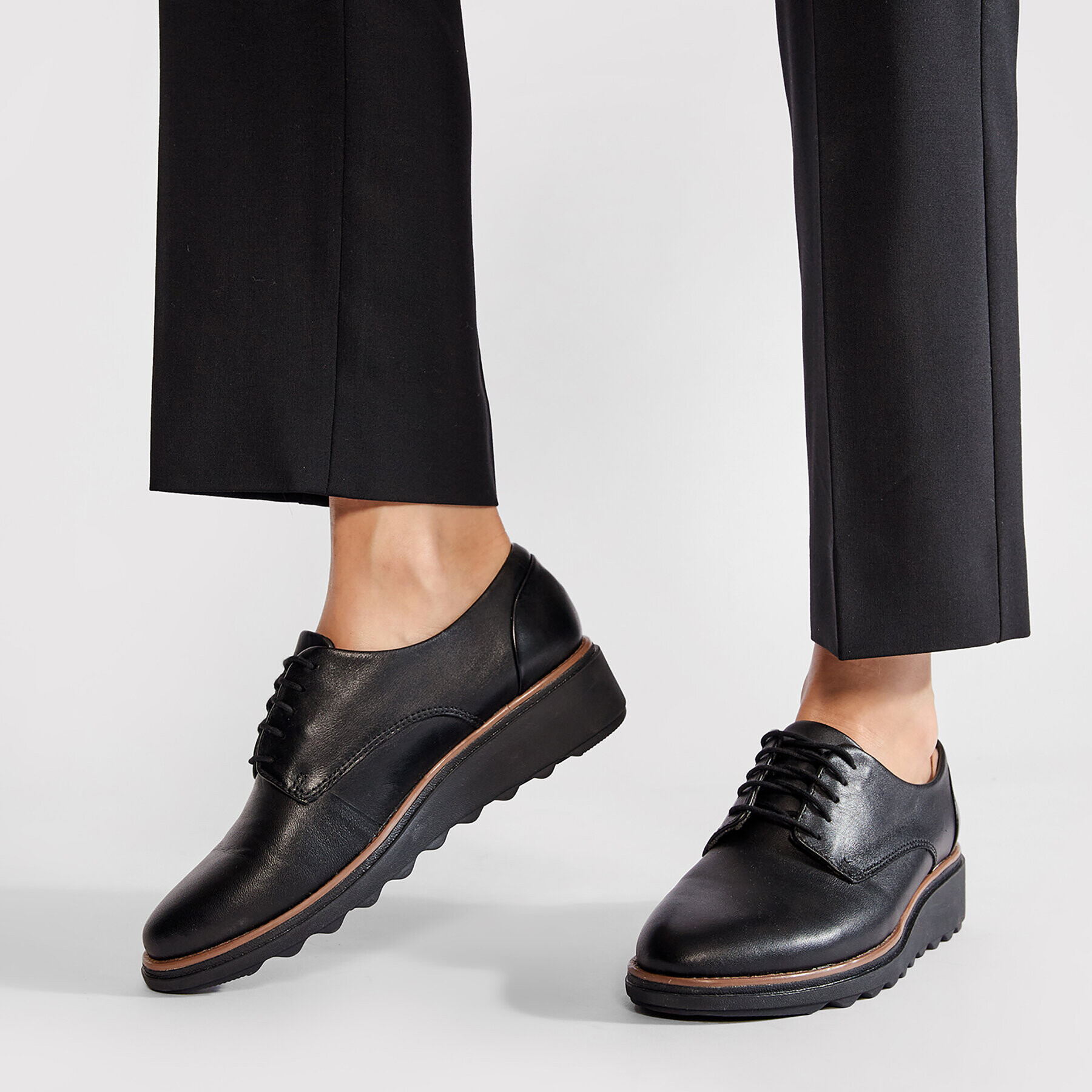 Clarks Обувки Sharon Noel 261559904 Черен - Pepit.bg