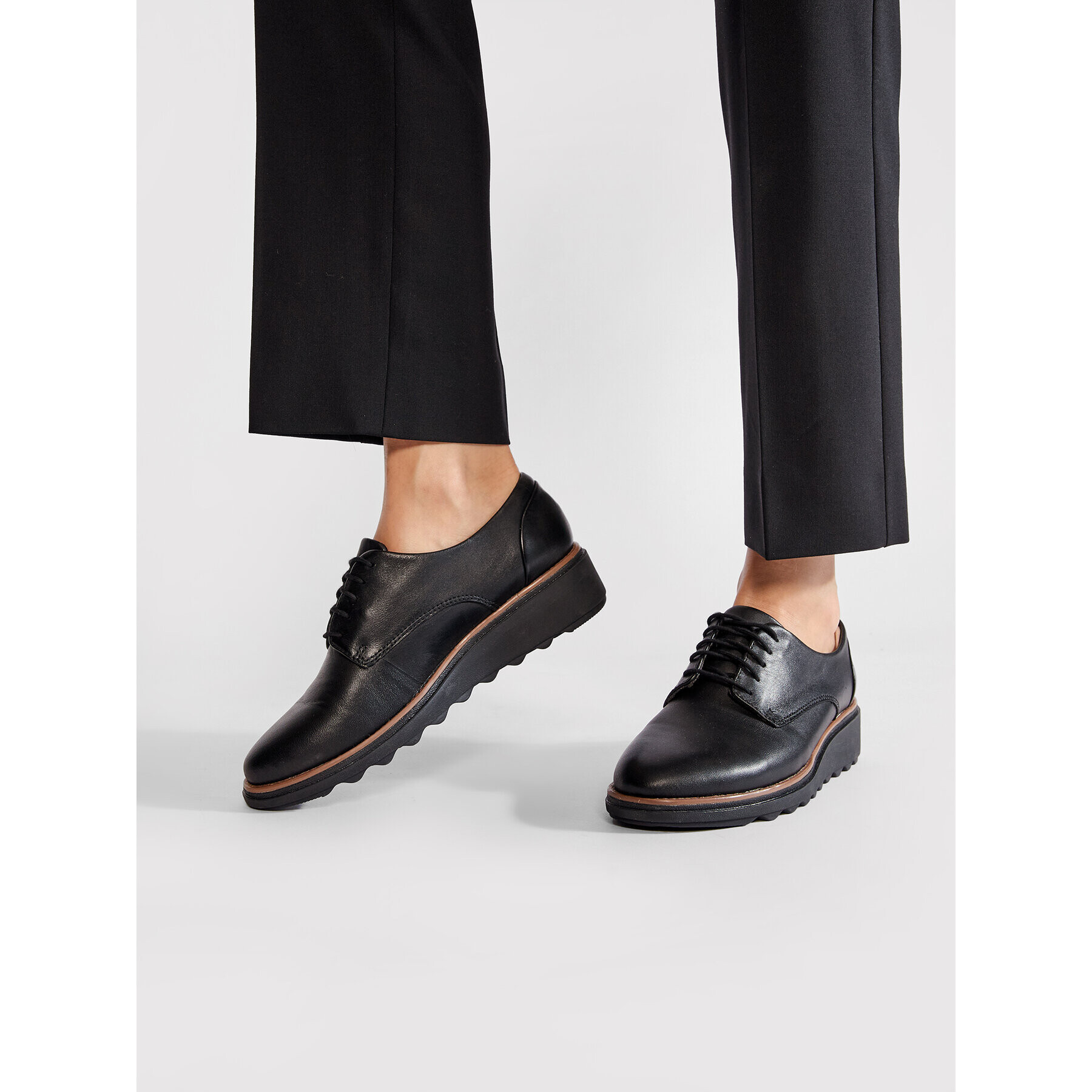 Clarks Обувки Sharon Noel 261559904 Черен - Pepit.bg