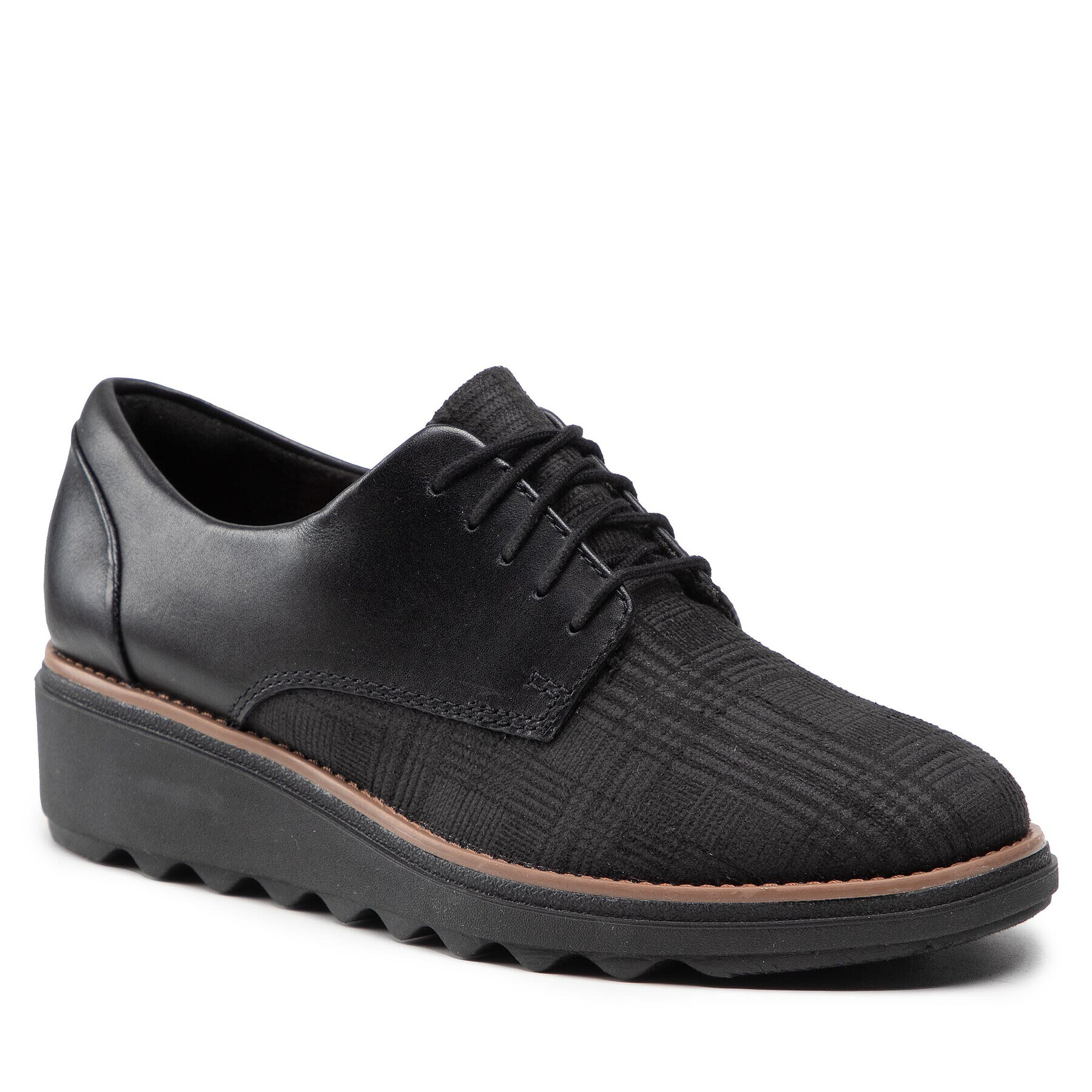 Clarks Обувки Sharon Noel 261626694 Черен - Pepit.bg
